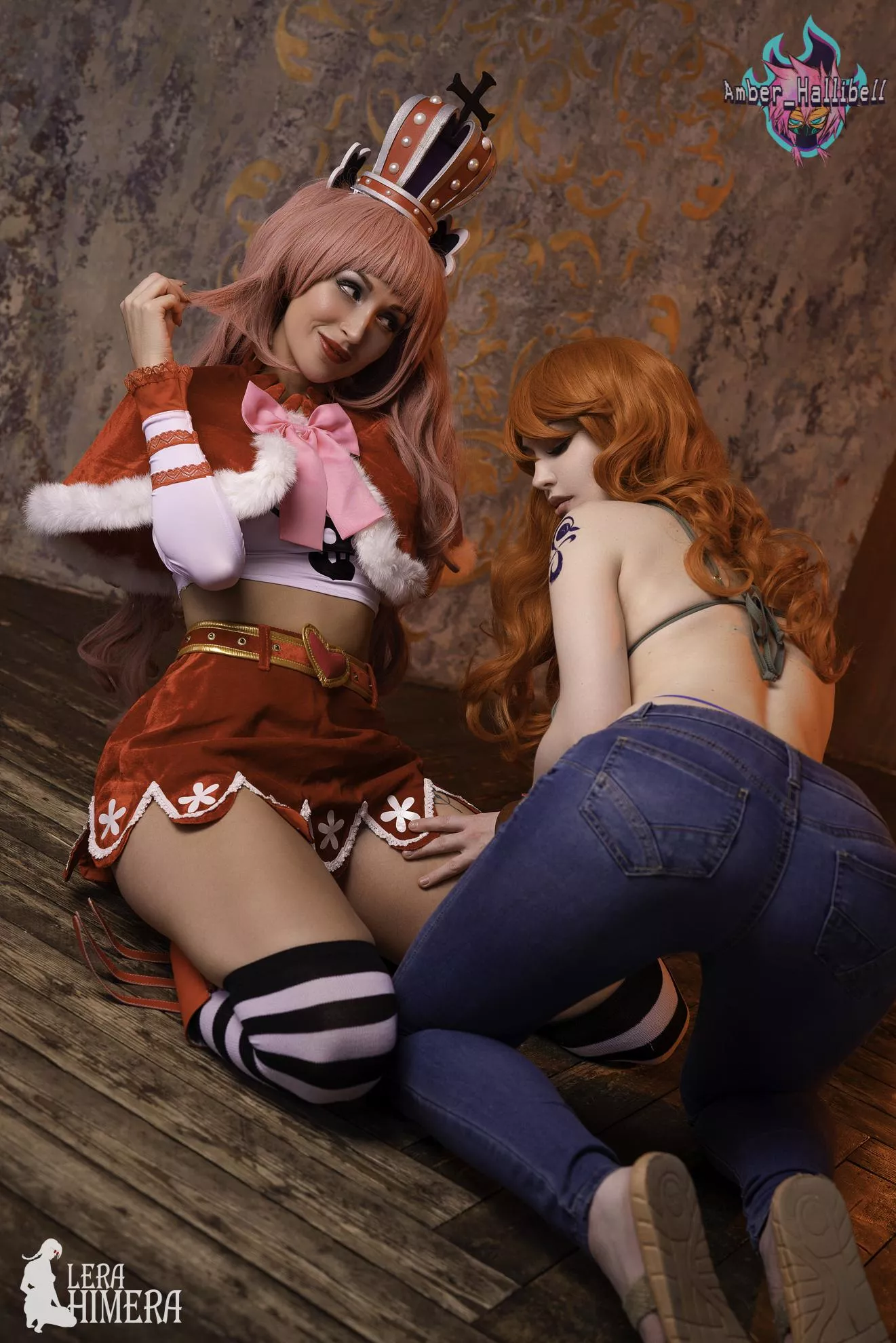 Perona and Nami cosplay by Lera Himera and Amber Lust