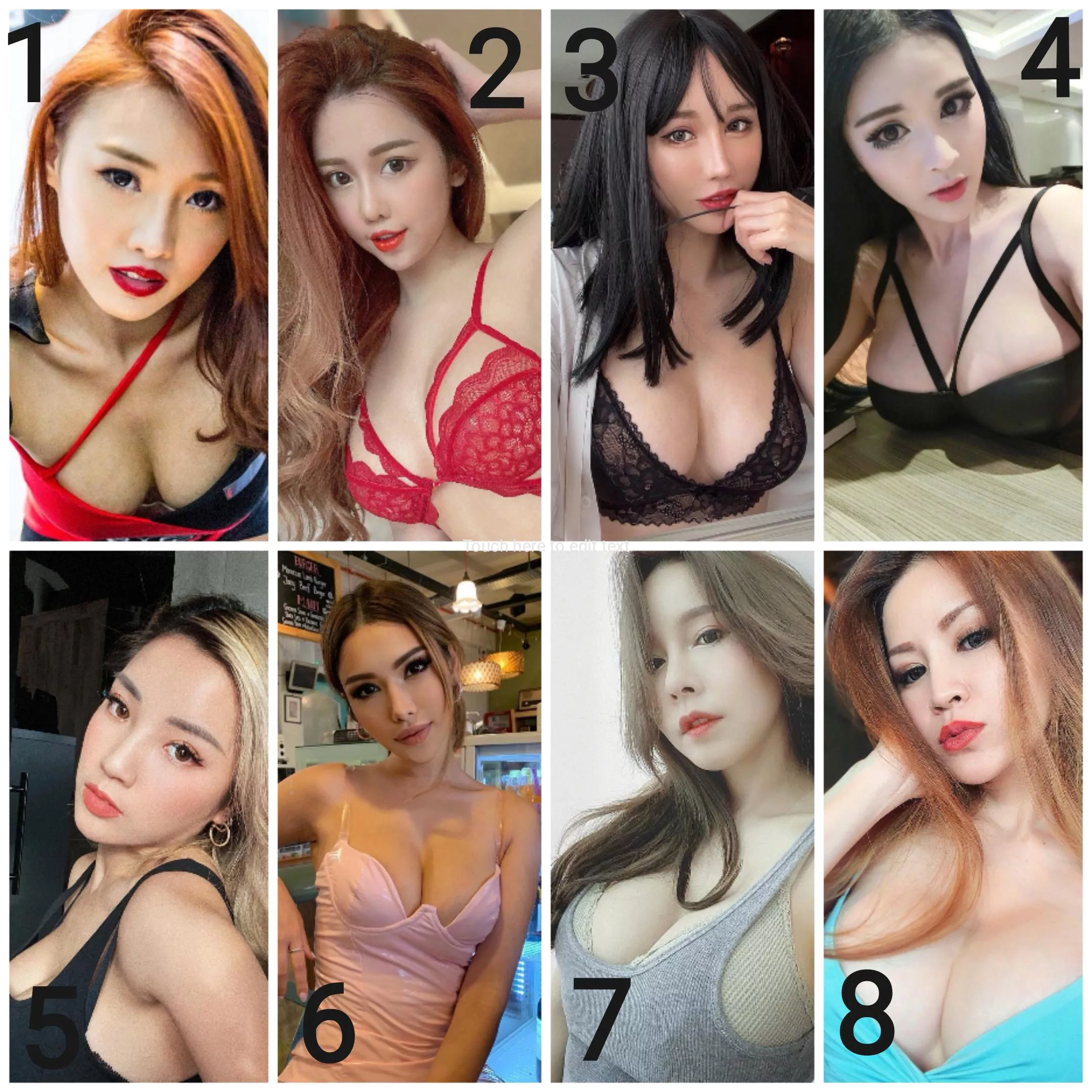 Pick a asian hottie to spend the night with. You can do whatever you want to her [8]