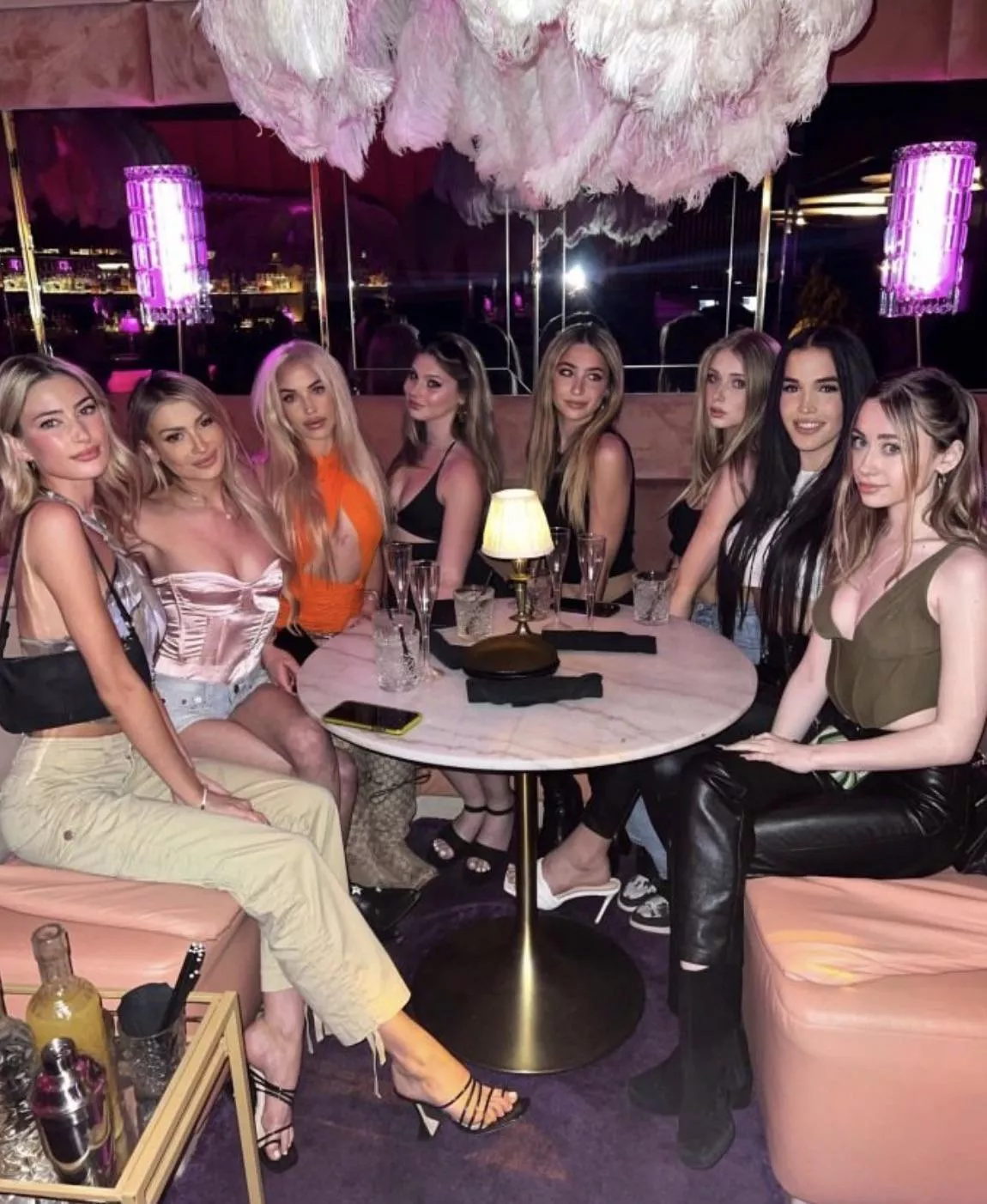 Pick one from the hot girls table at the club [8]