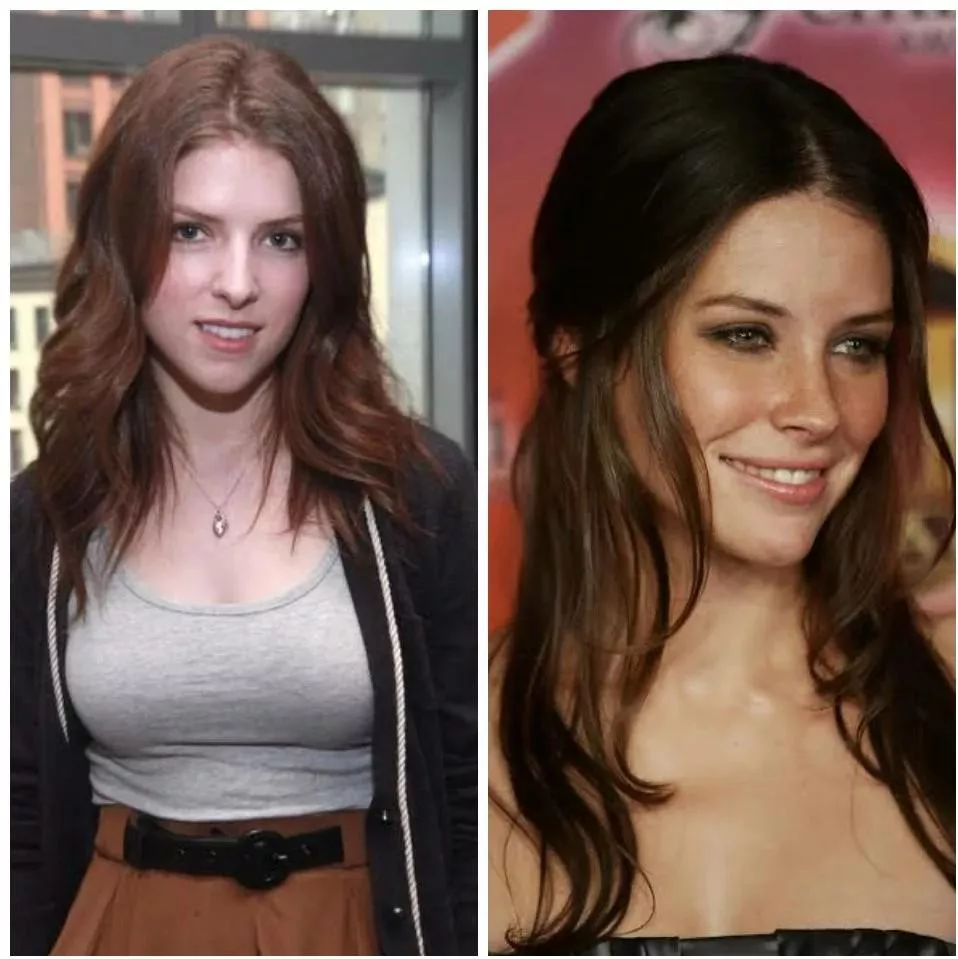 Pick one to have tied up and ball gagged in your bdsm dungeon and anal fuck. Anna Kendrick or Evangeline Lilly. Explain your choices in the comments.