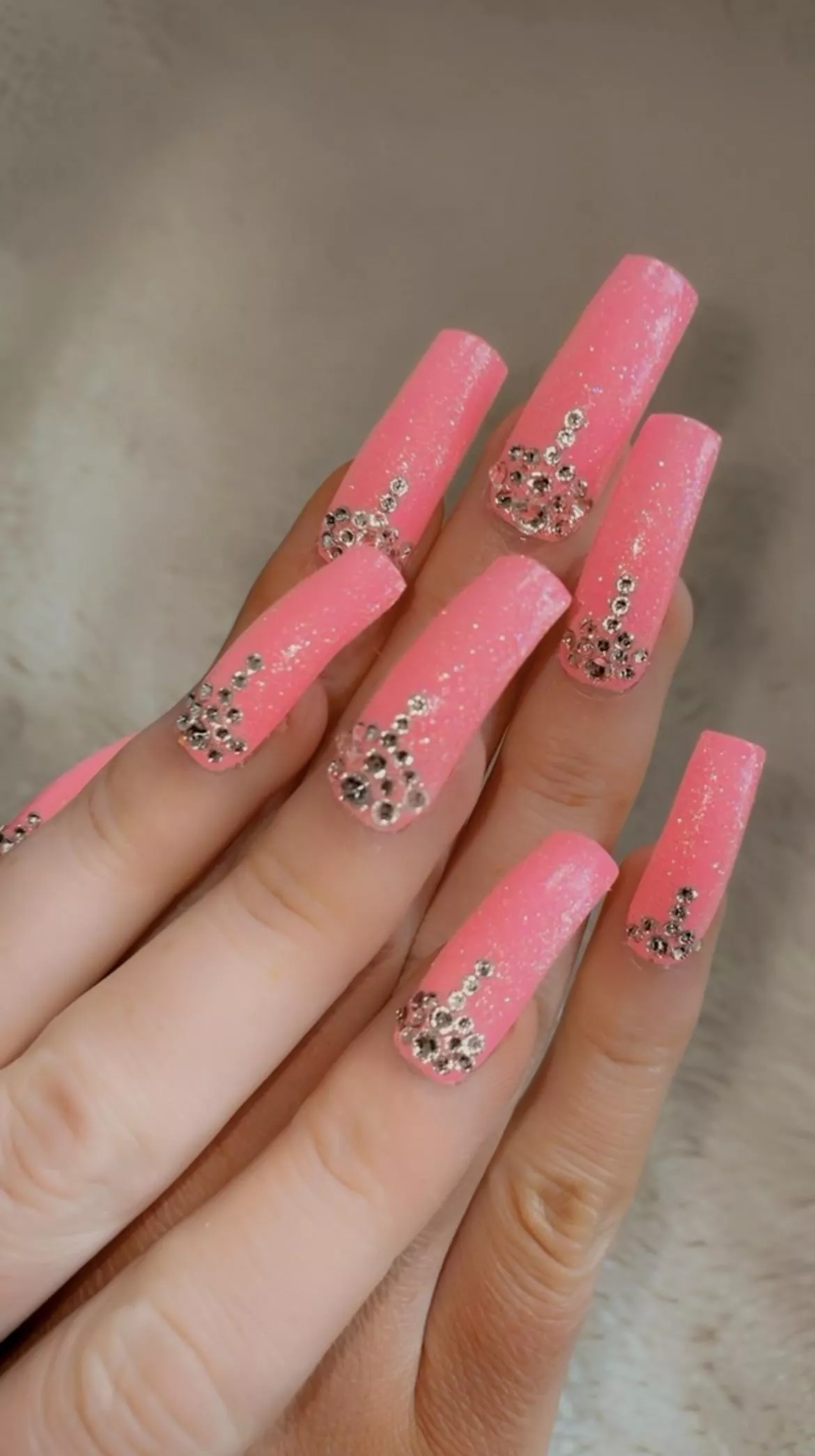 Pink and rhinestones