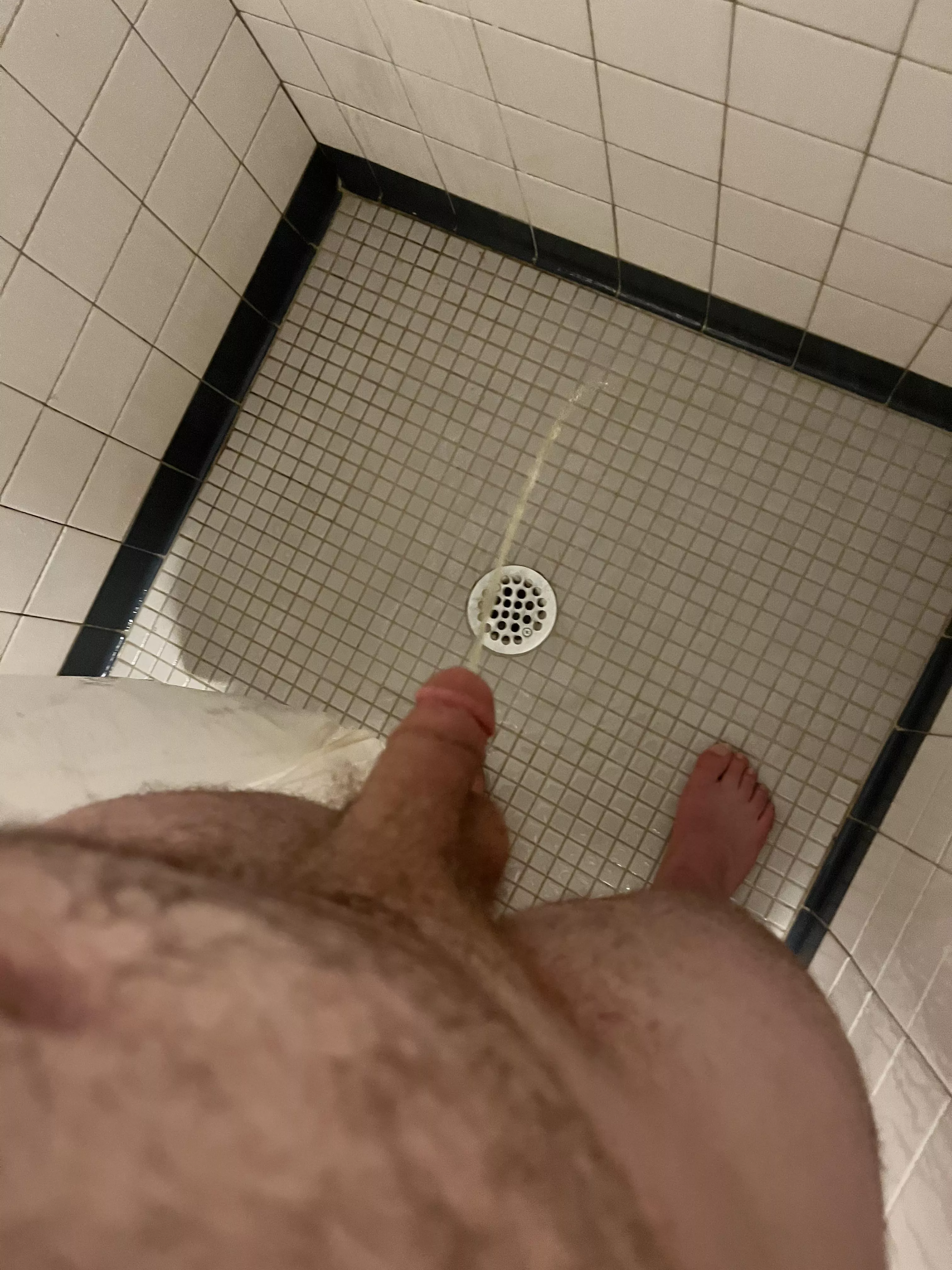 Pissing in the shower…it feels great