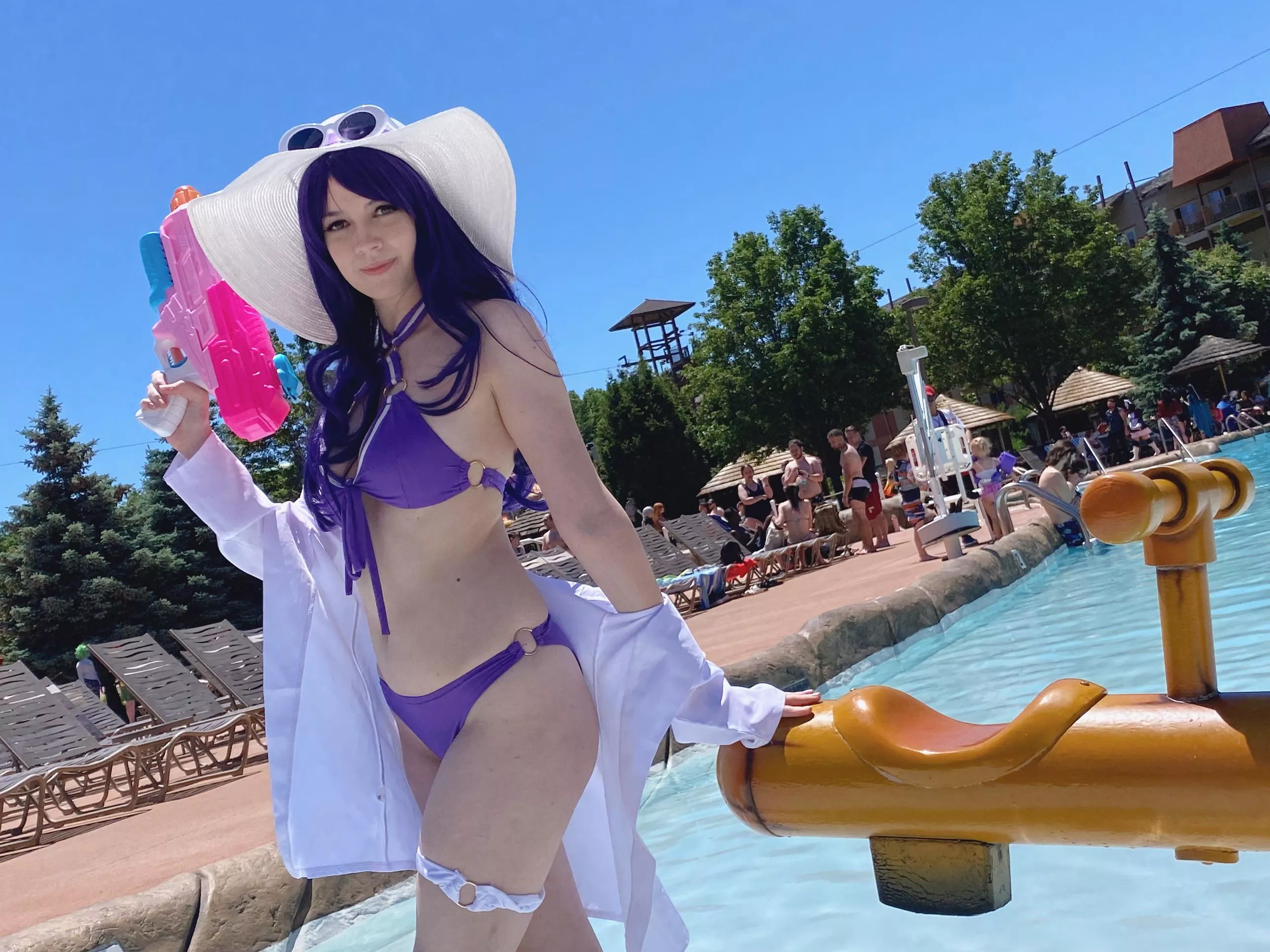 Pool Party Caitlyn by Cllownin