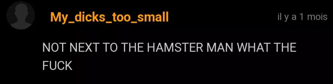 Poor Hamster Man