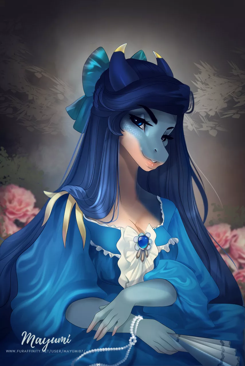 Portrait of Princess Rose, artwork made by me (mayumi87 on FA or NatashaRom on)