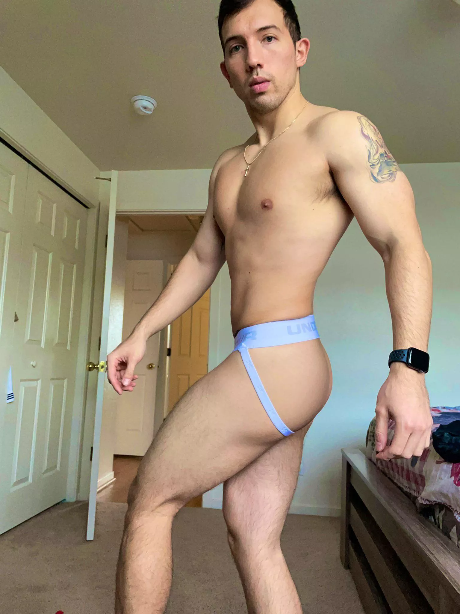 Posing in my favorite jock!