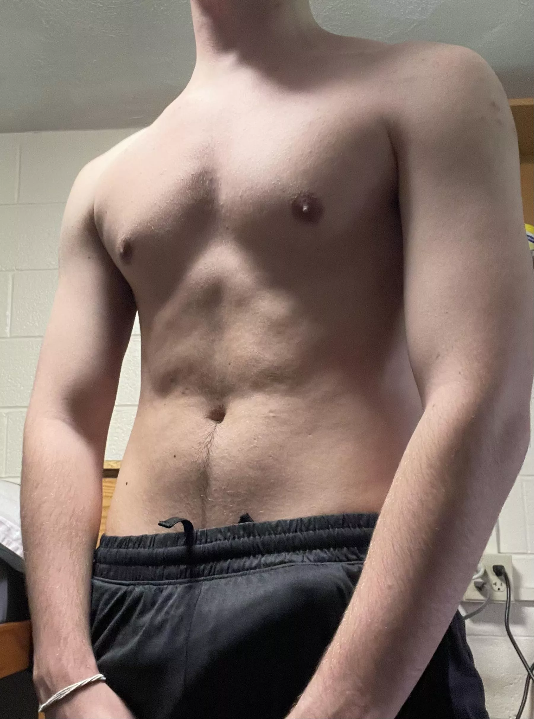 Post gym bulges are always the best