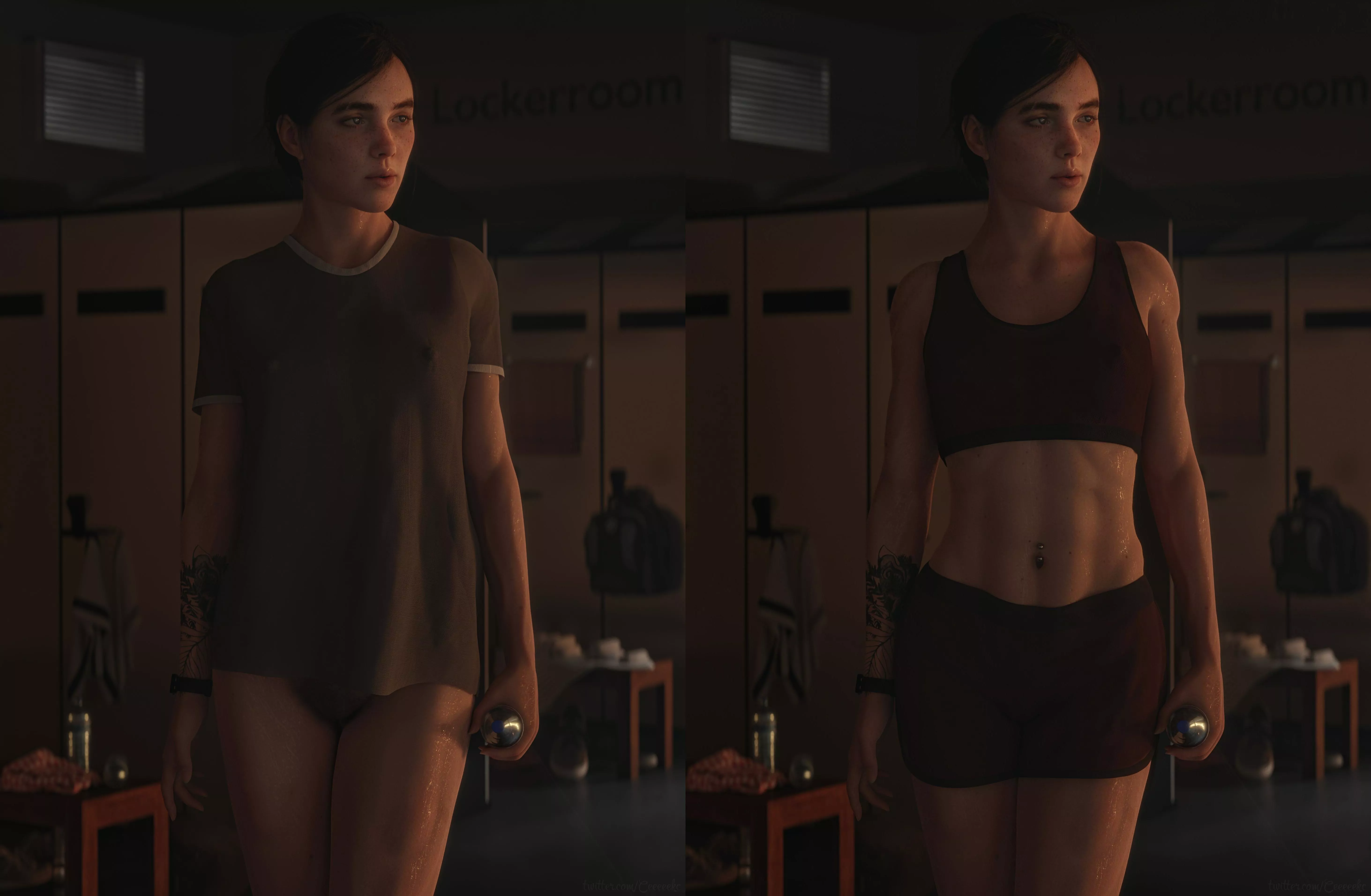 Post-workout Ellie (CEKC) [The Last of Us Part II]