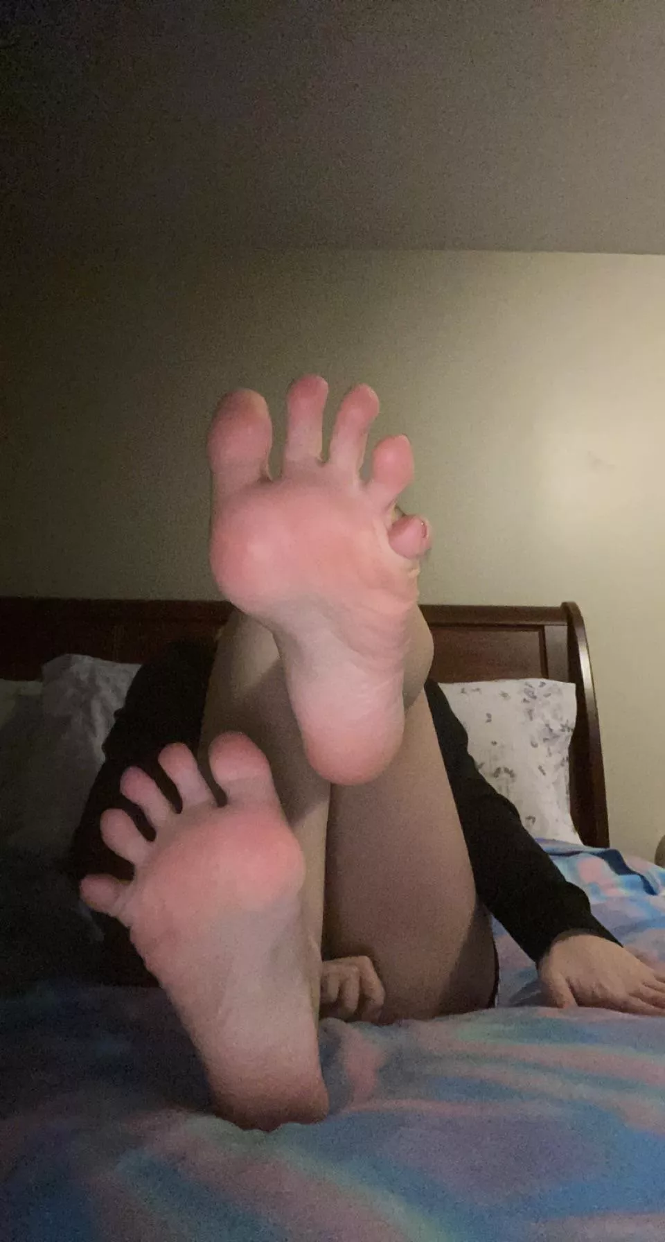 POV: my feet are getting ready to use your face as my personal foot stool