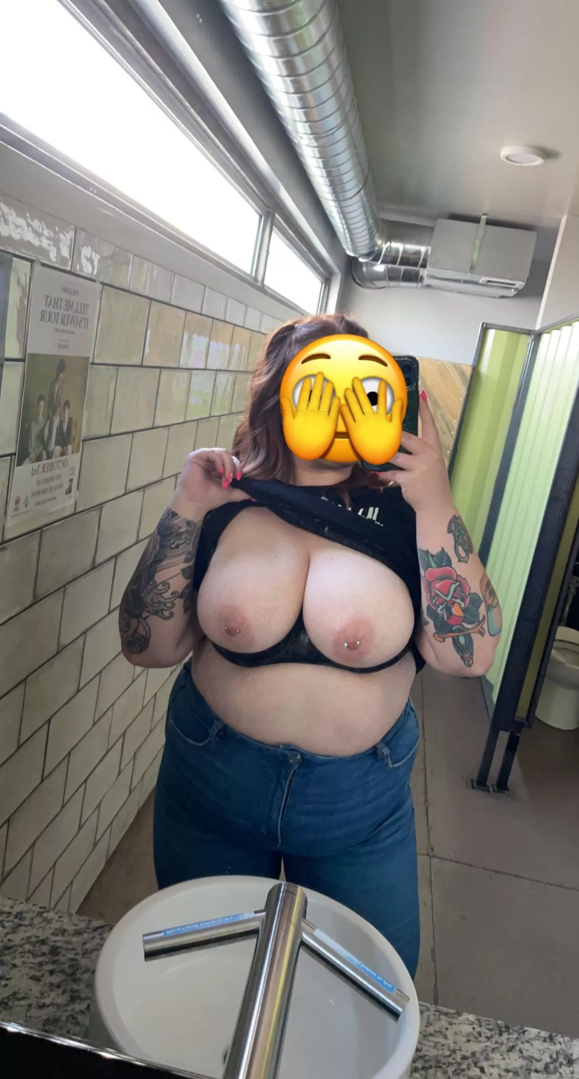 POV you’re waiting for me at the bar and I’m sending you and your wife my tits in the group text before I come back and join you