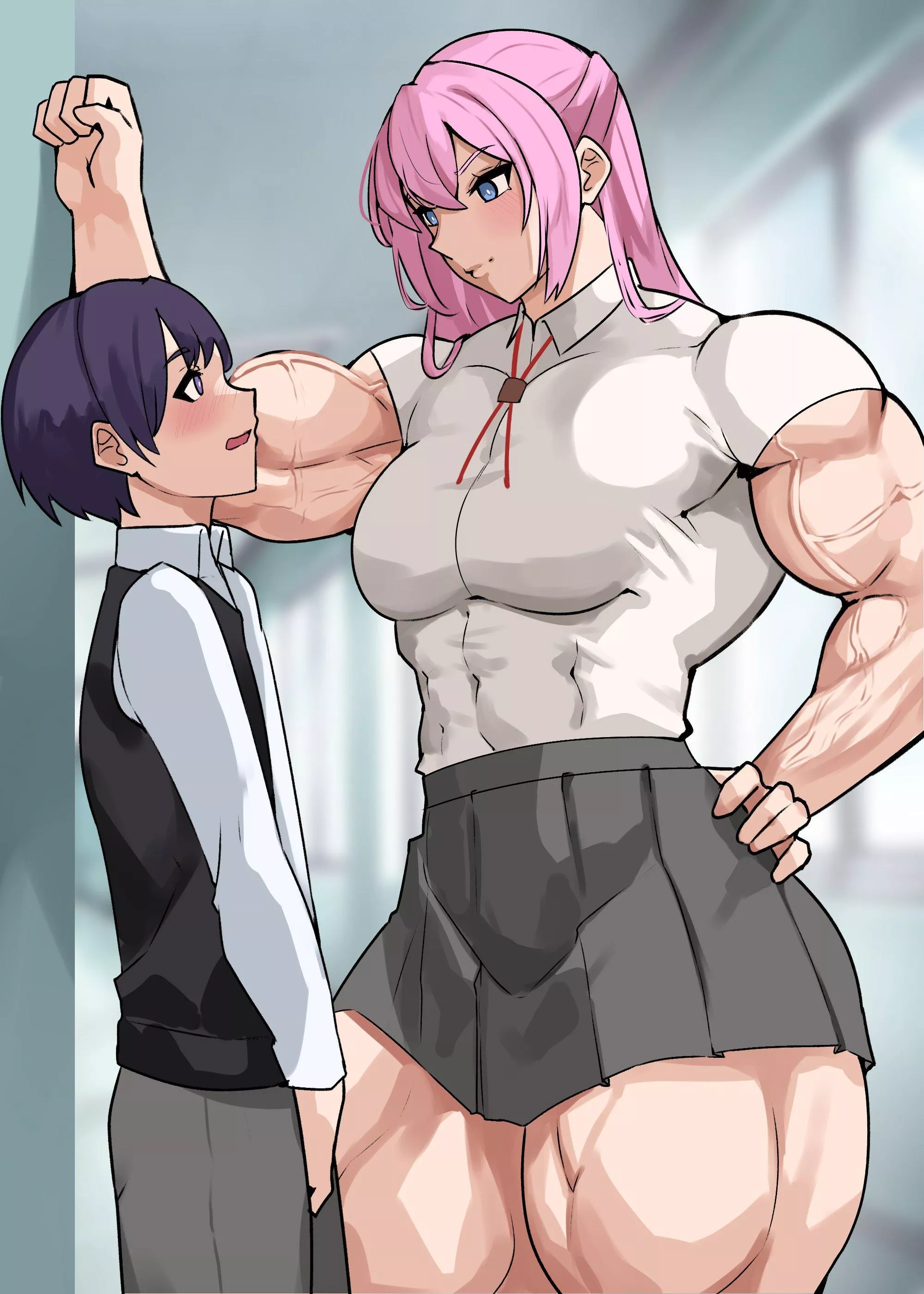 powerful kabedon(@musctonk)[Kawaii dake ja Nai Shikimori-san]