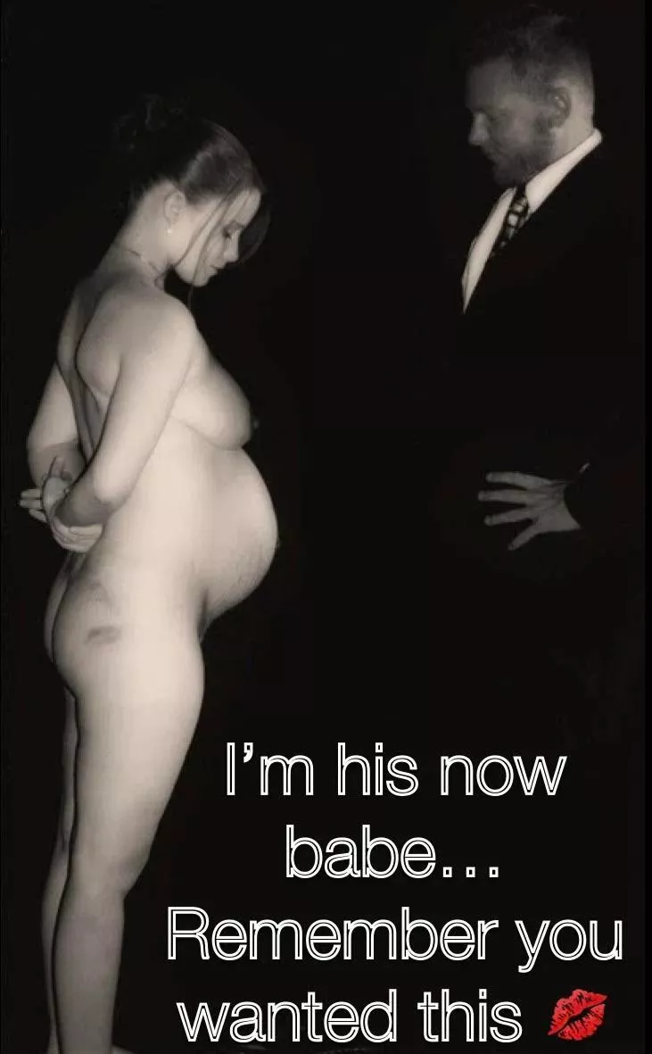 Pregnant and so submissive to him!