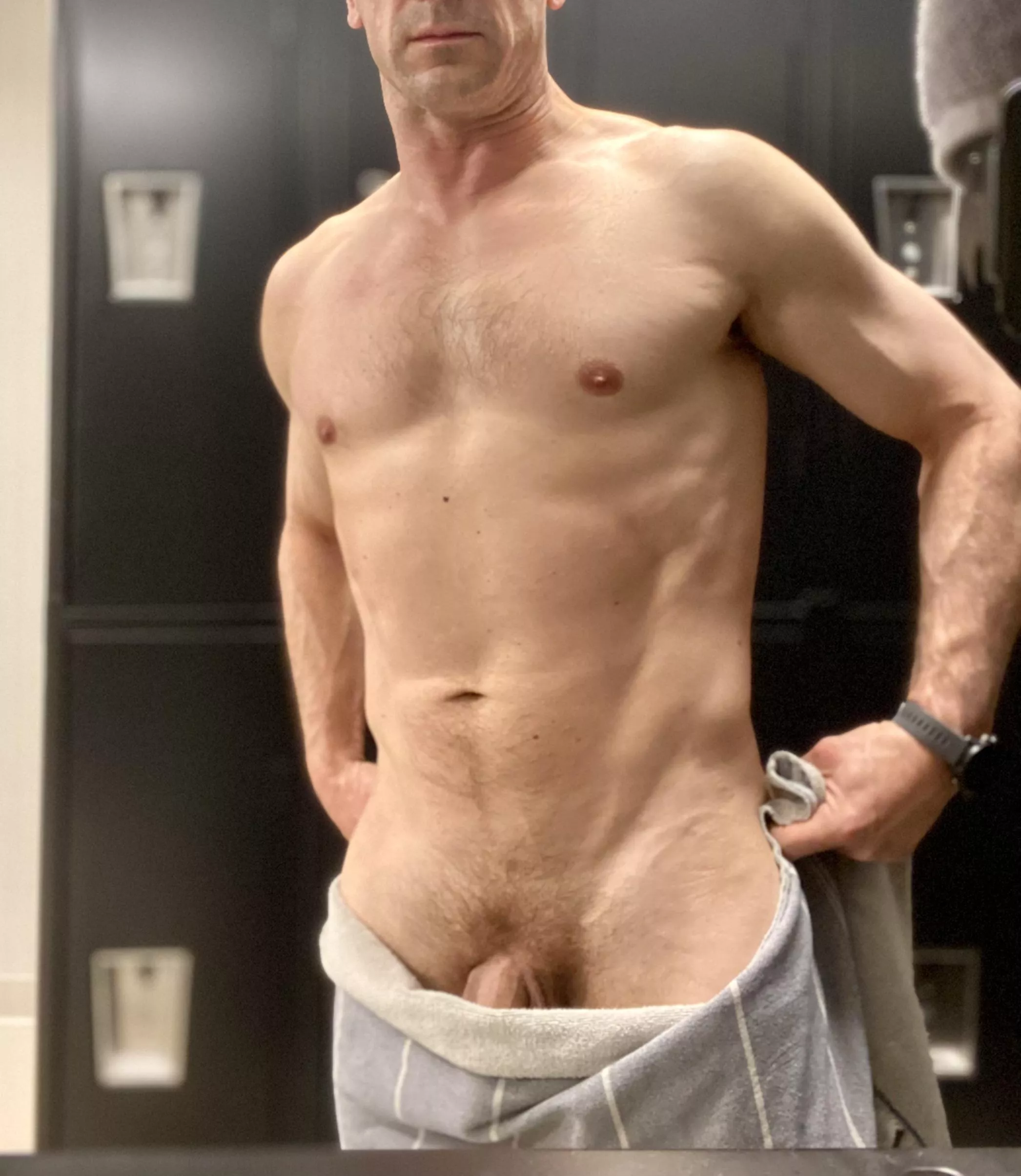 Pretty plain locker room photo today. No fun caption and back to work.