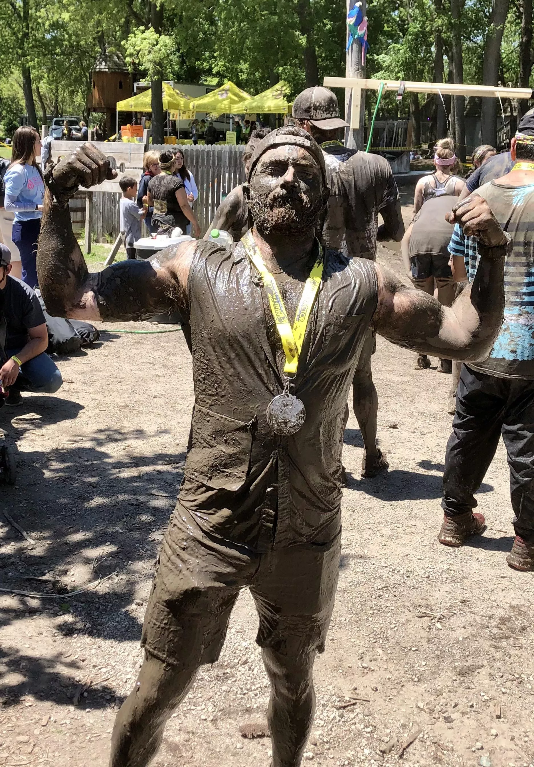 Pretty sure I was the filthiest guy at the mud run this weekend.