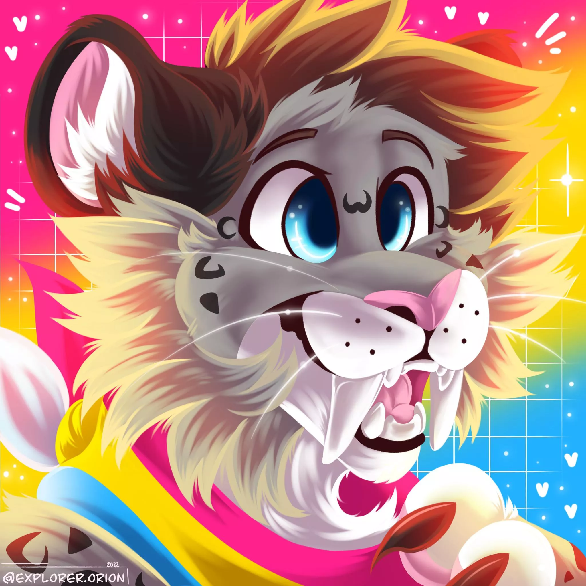 Pride icon commission open 🏳️‍🌈 (Art by me)