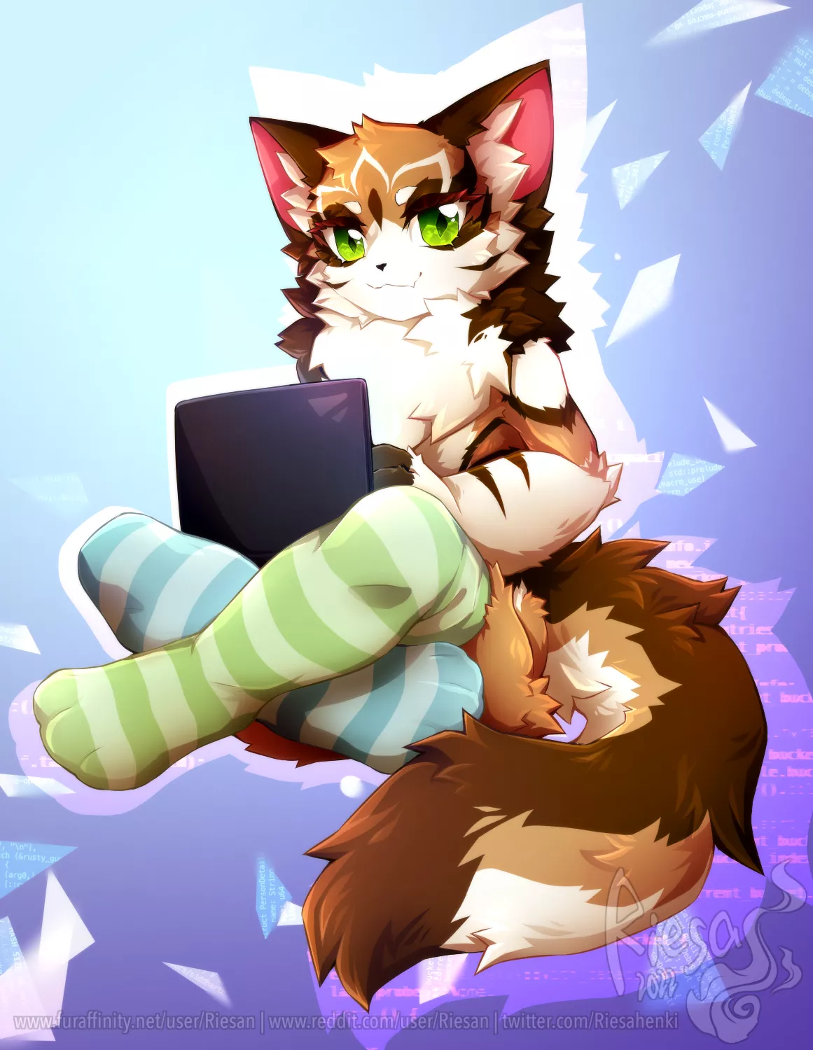 Programming Socks ✨ Commission for a client on Twitter!