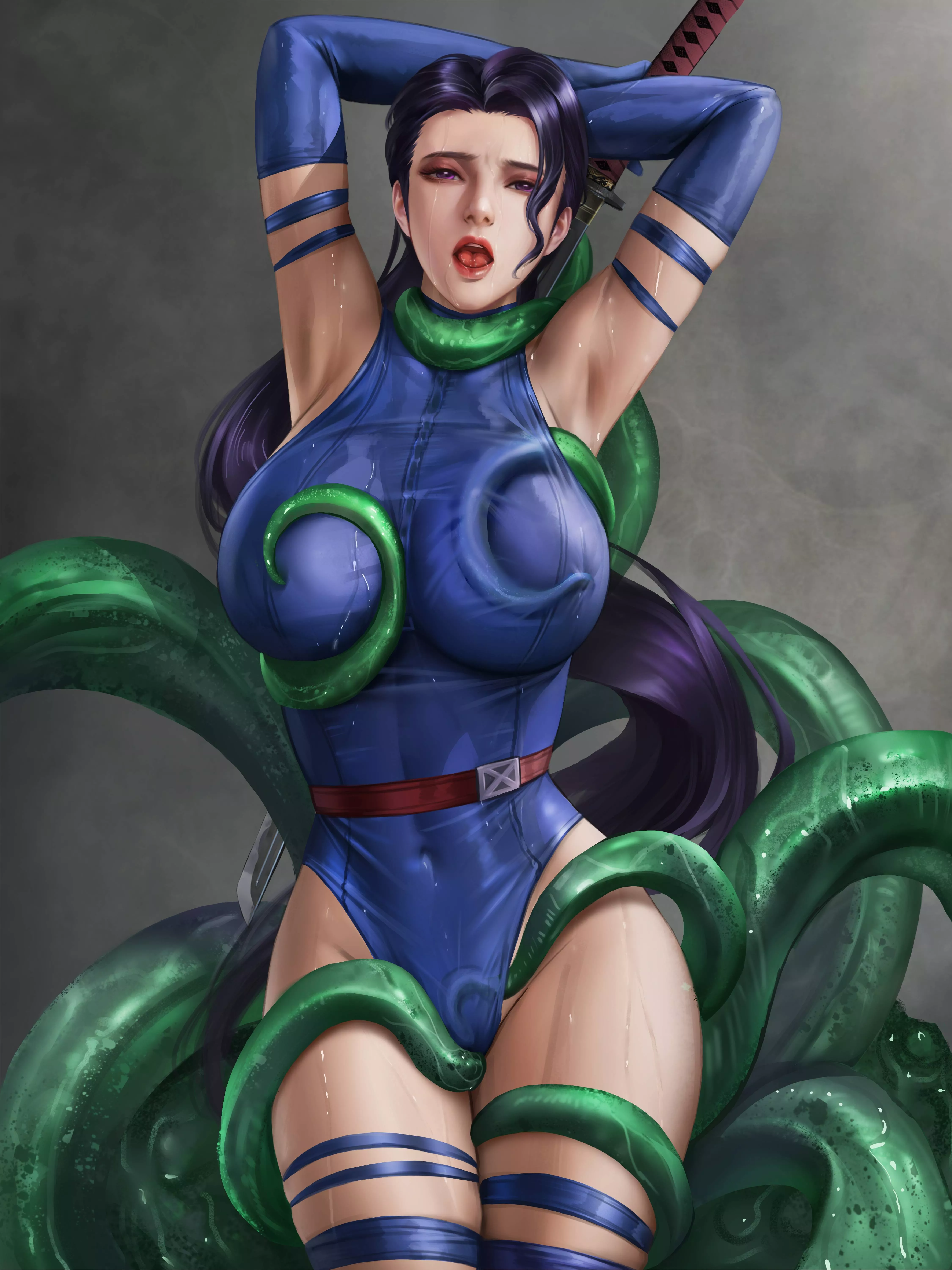 Psylocke Tentacle Problems (Mingxing5577) [Marvel]