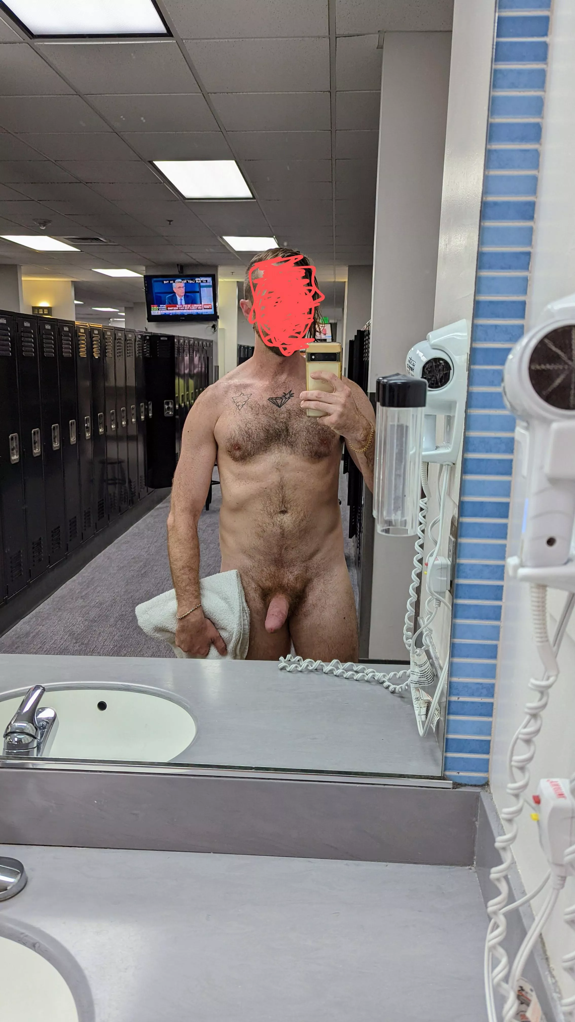 pubes in the gym