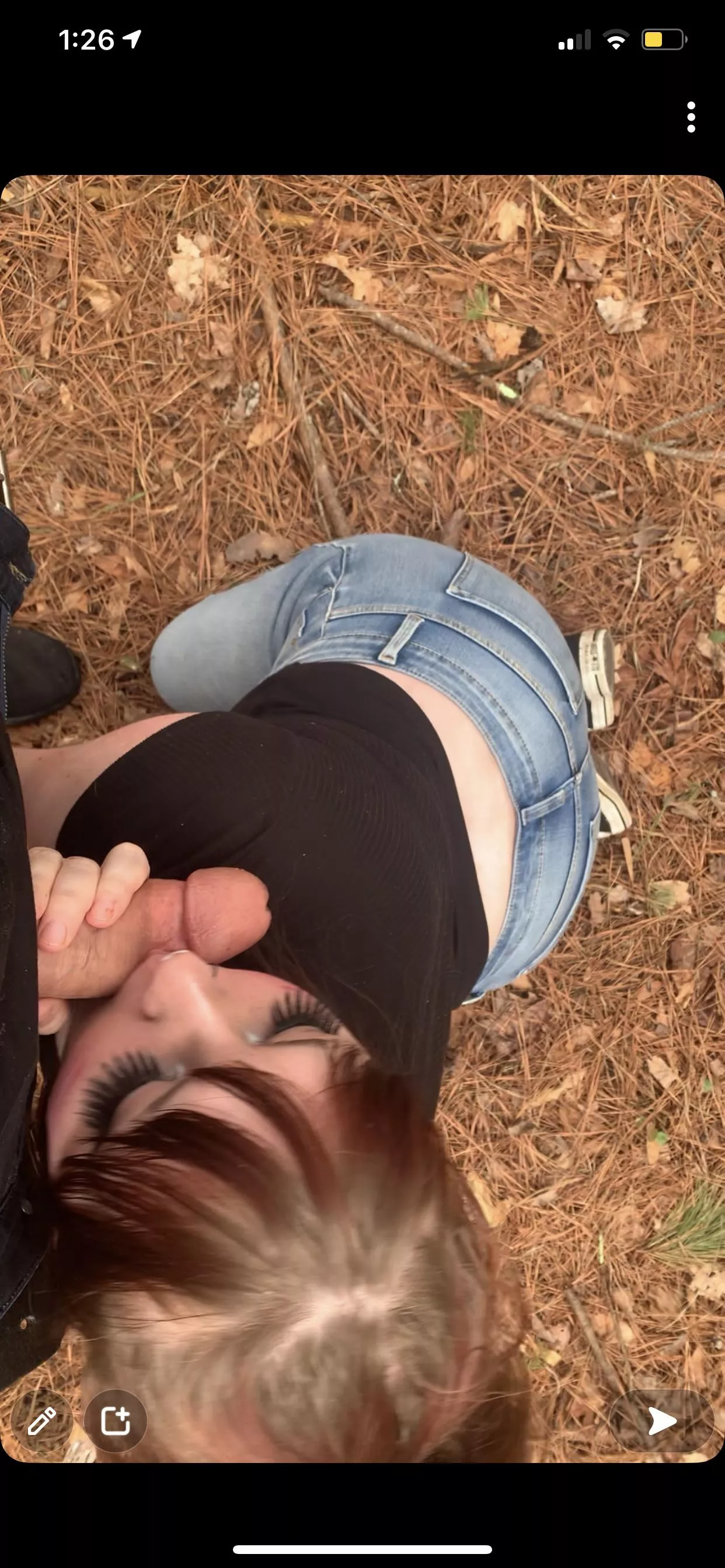 public park blowjob! i loved recording this video, felt like someone was watching :3