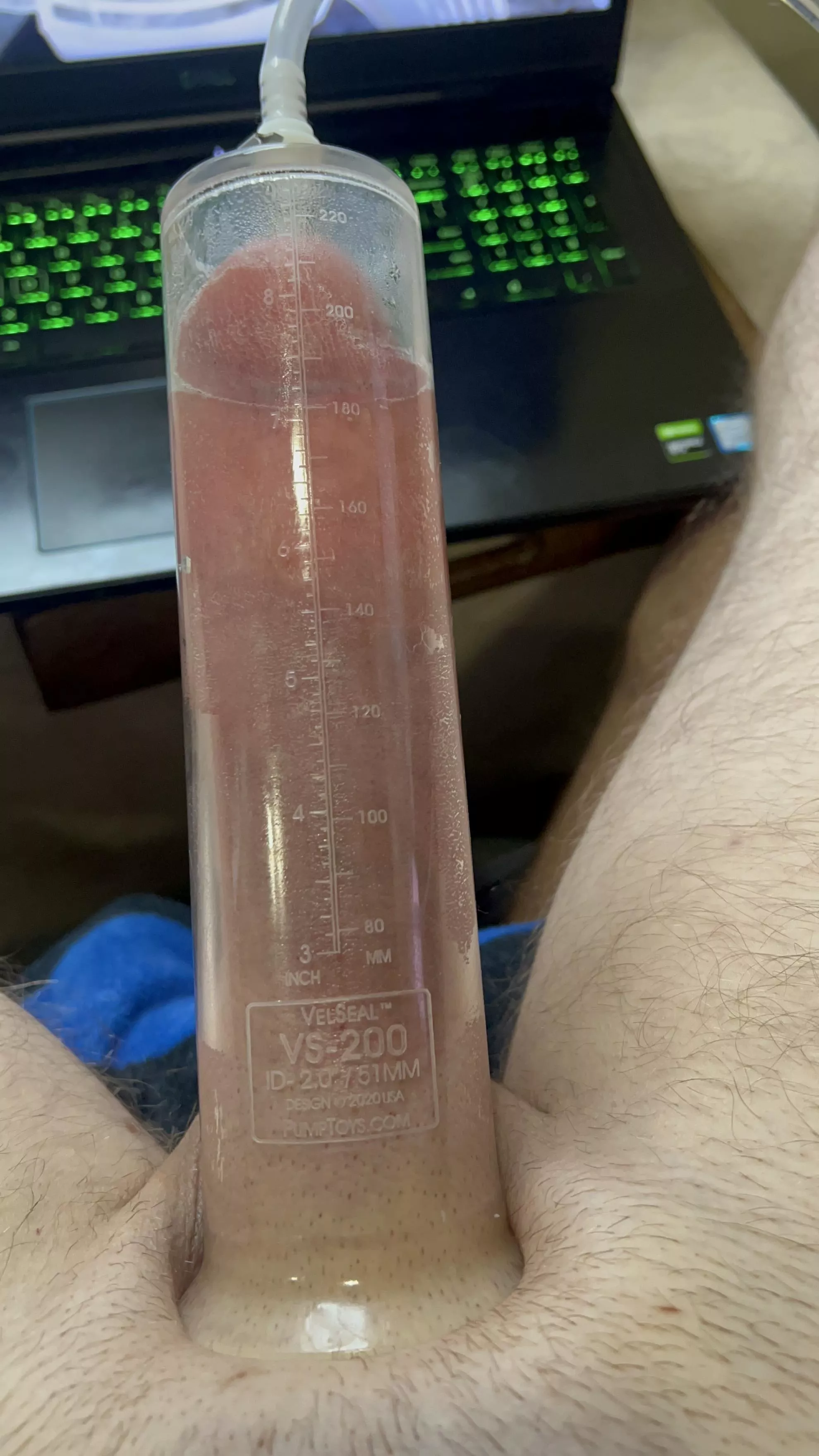 Pumping My Cock Tube Full