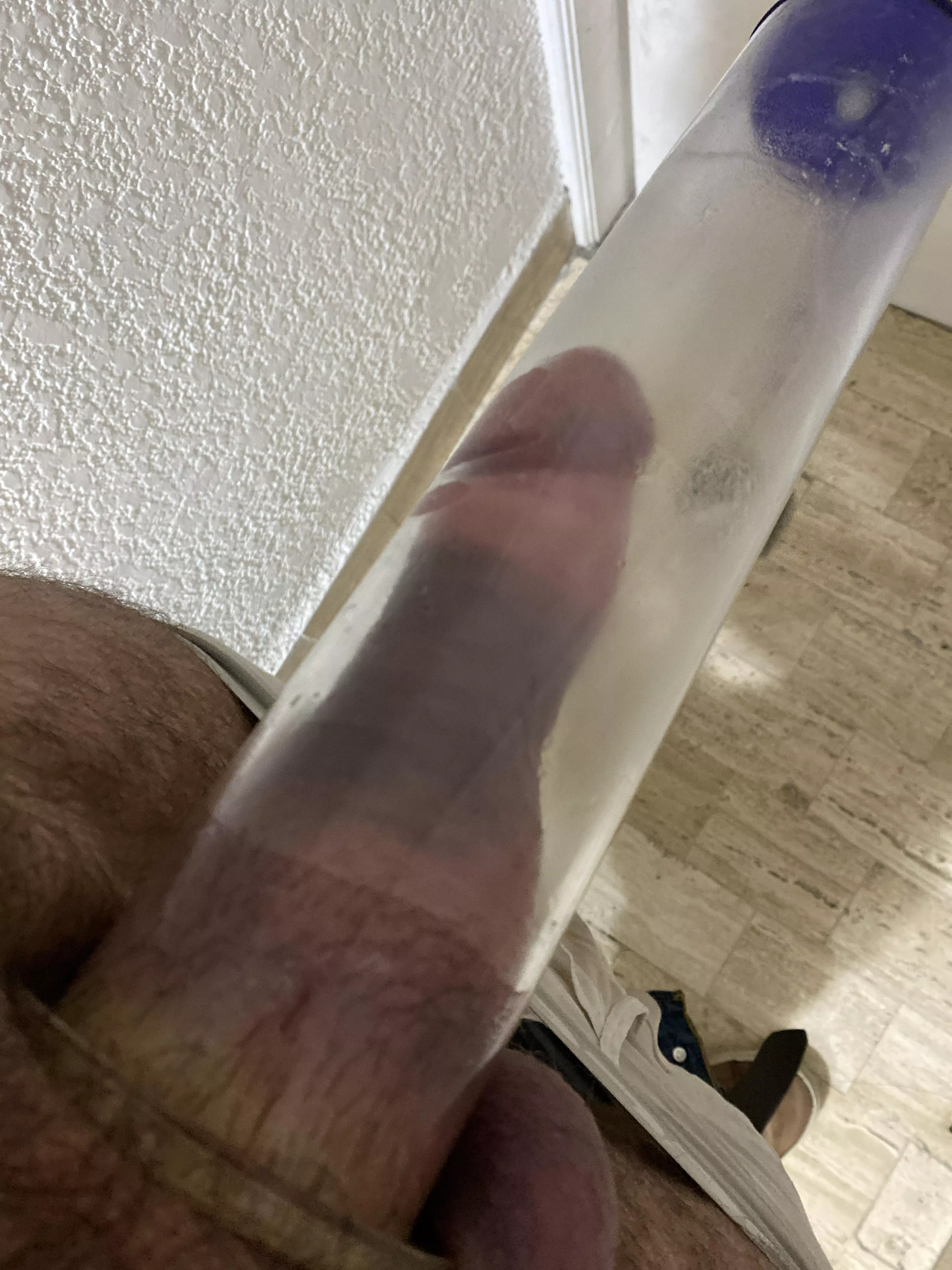 Pumping session with my very small cock