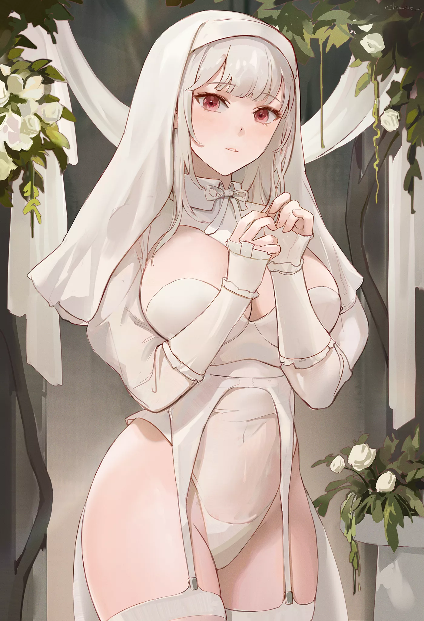 Pure White Nun (Chowbie ) [Original]