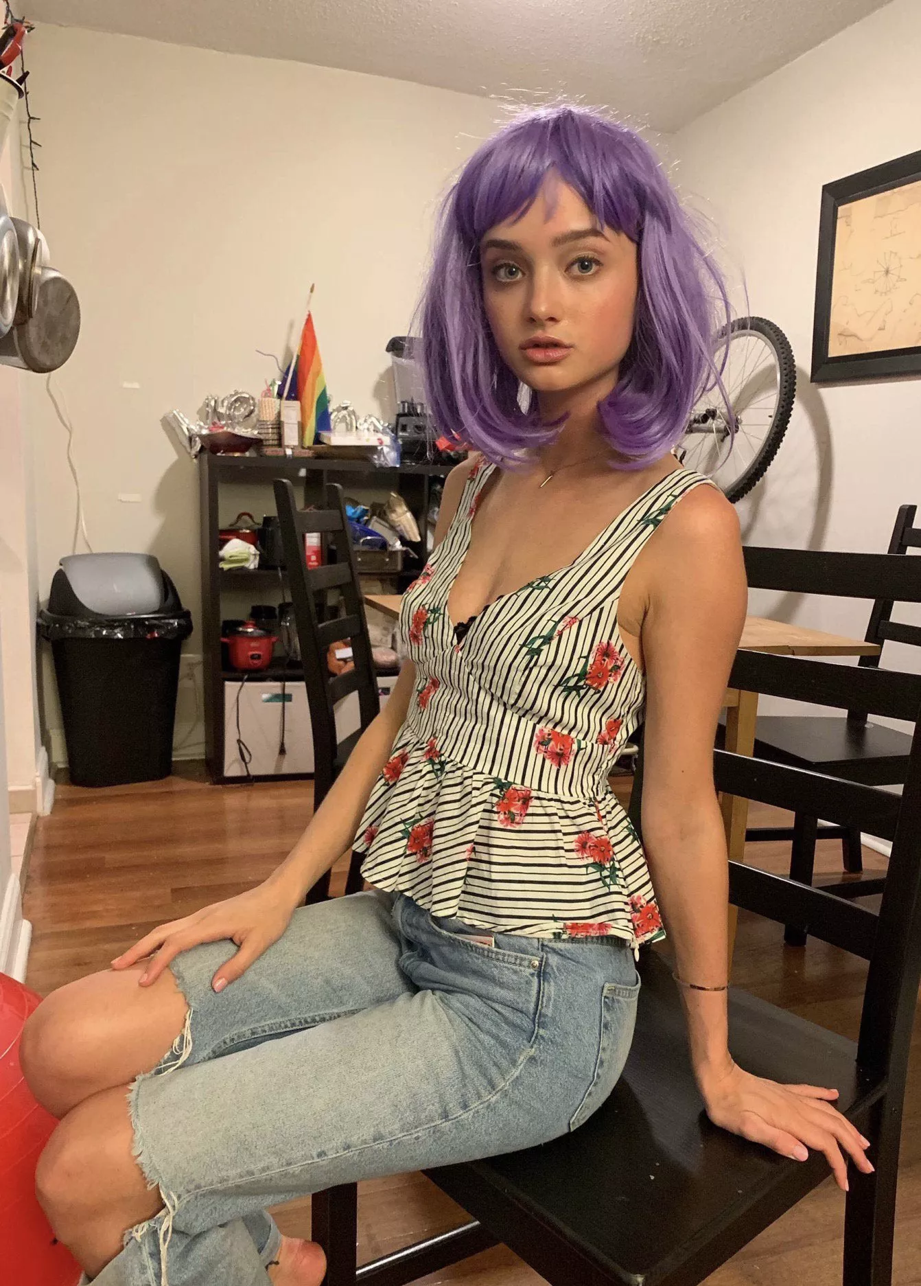 Purple hair