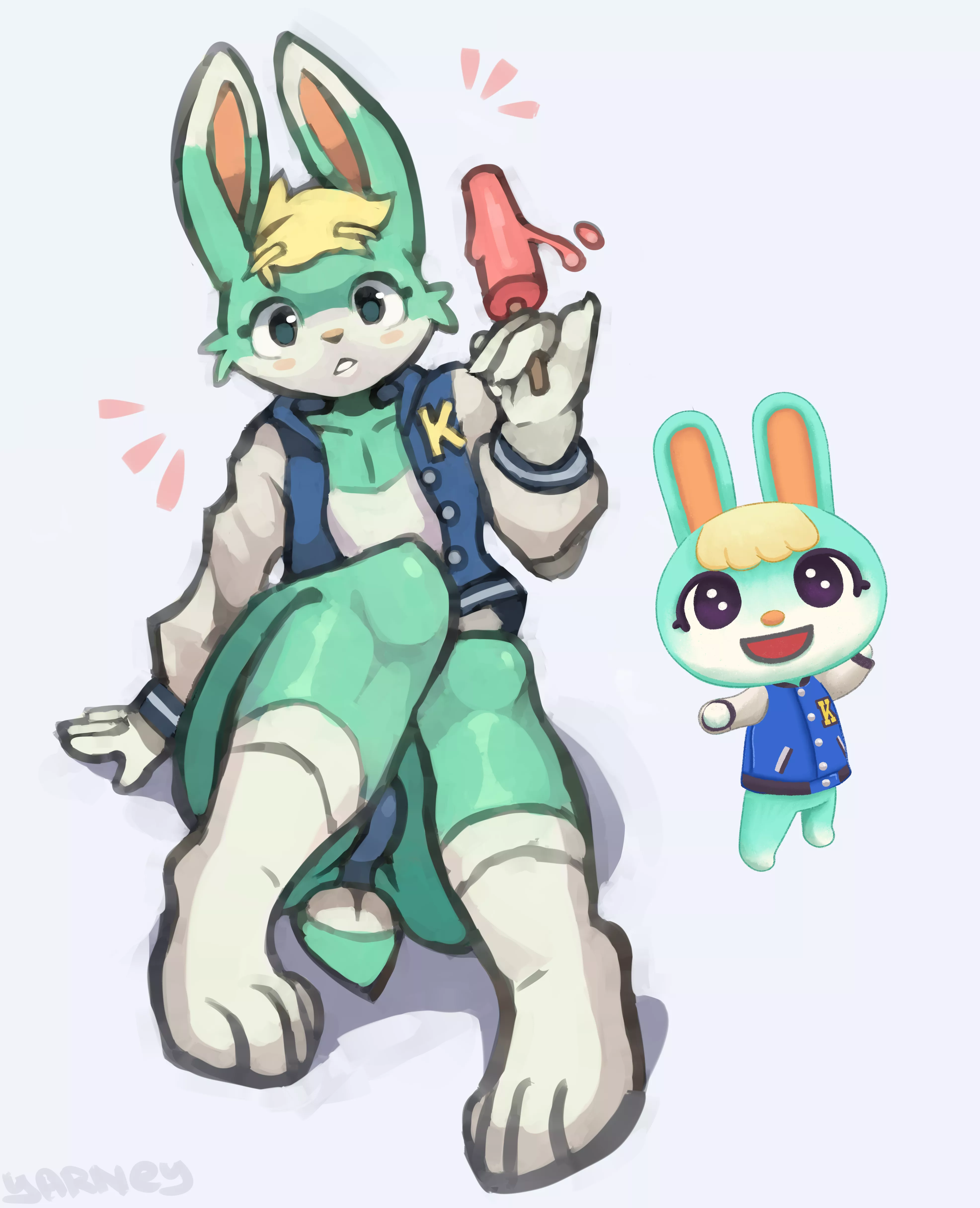 [Q] Mint bunny ~ [ Art of me. Twitter: @ArtYarney ]