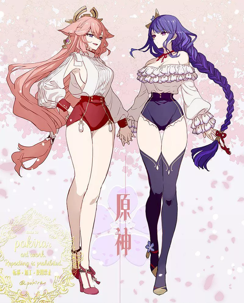 Raiden Shogun & Yae Miko’s Sexy Thighs