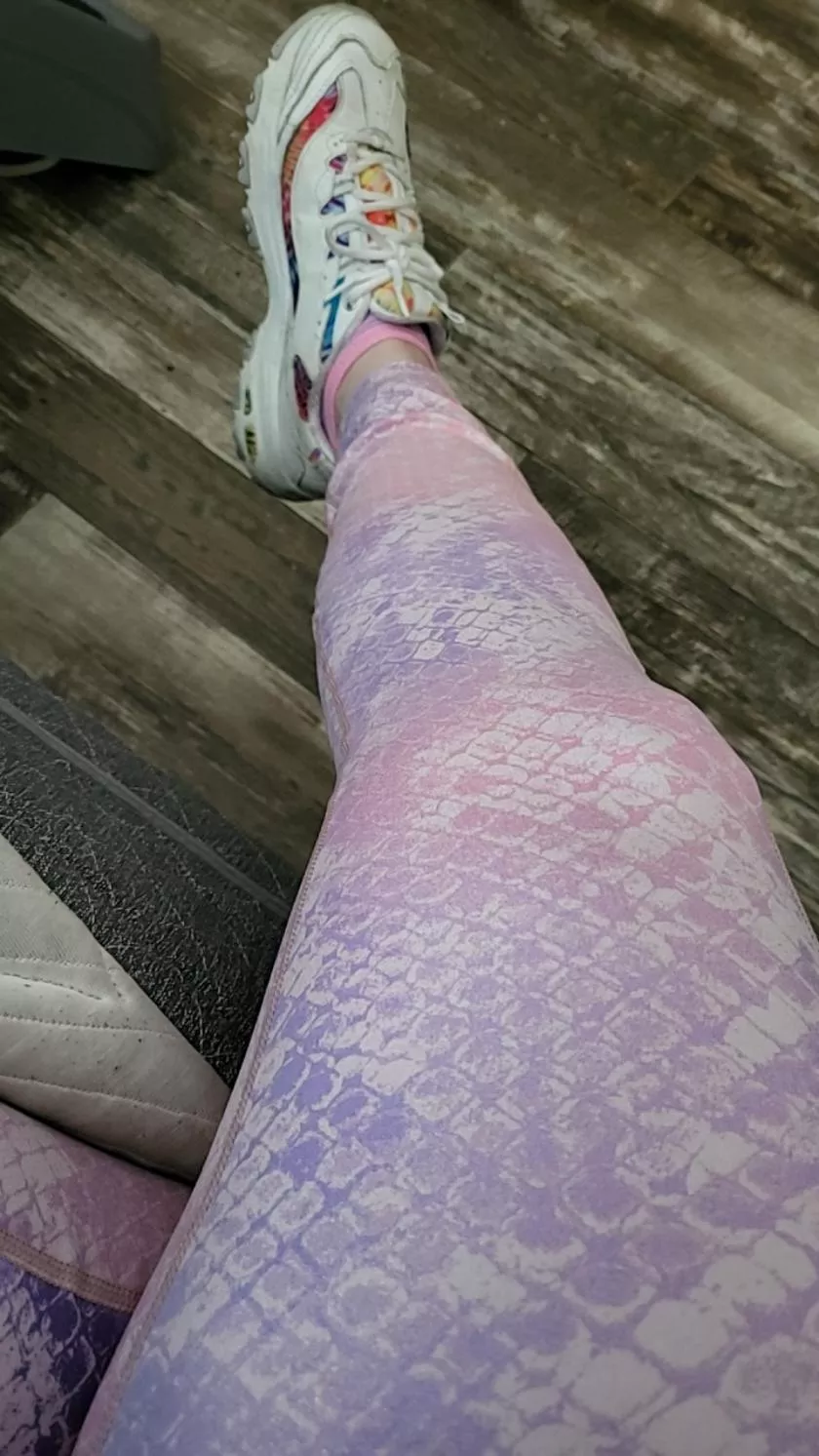 rainbow shoes and mermaid leggings!