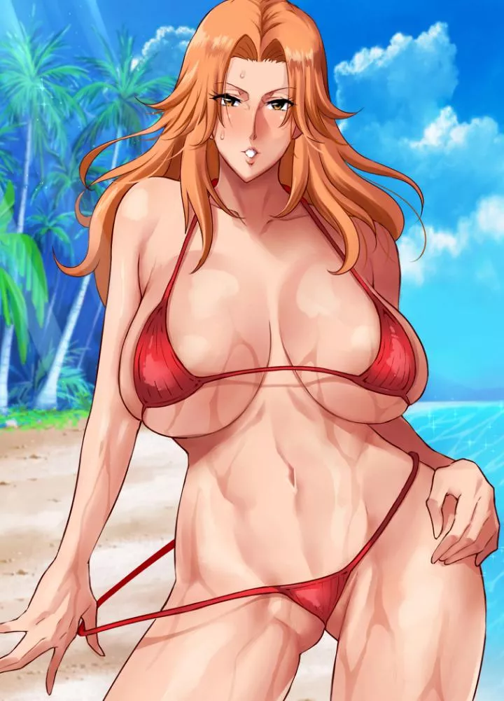 Rangiku in swimsuit [Fantia]