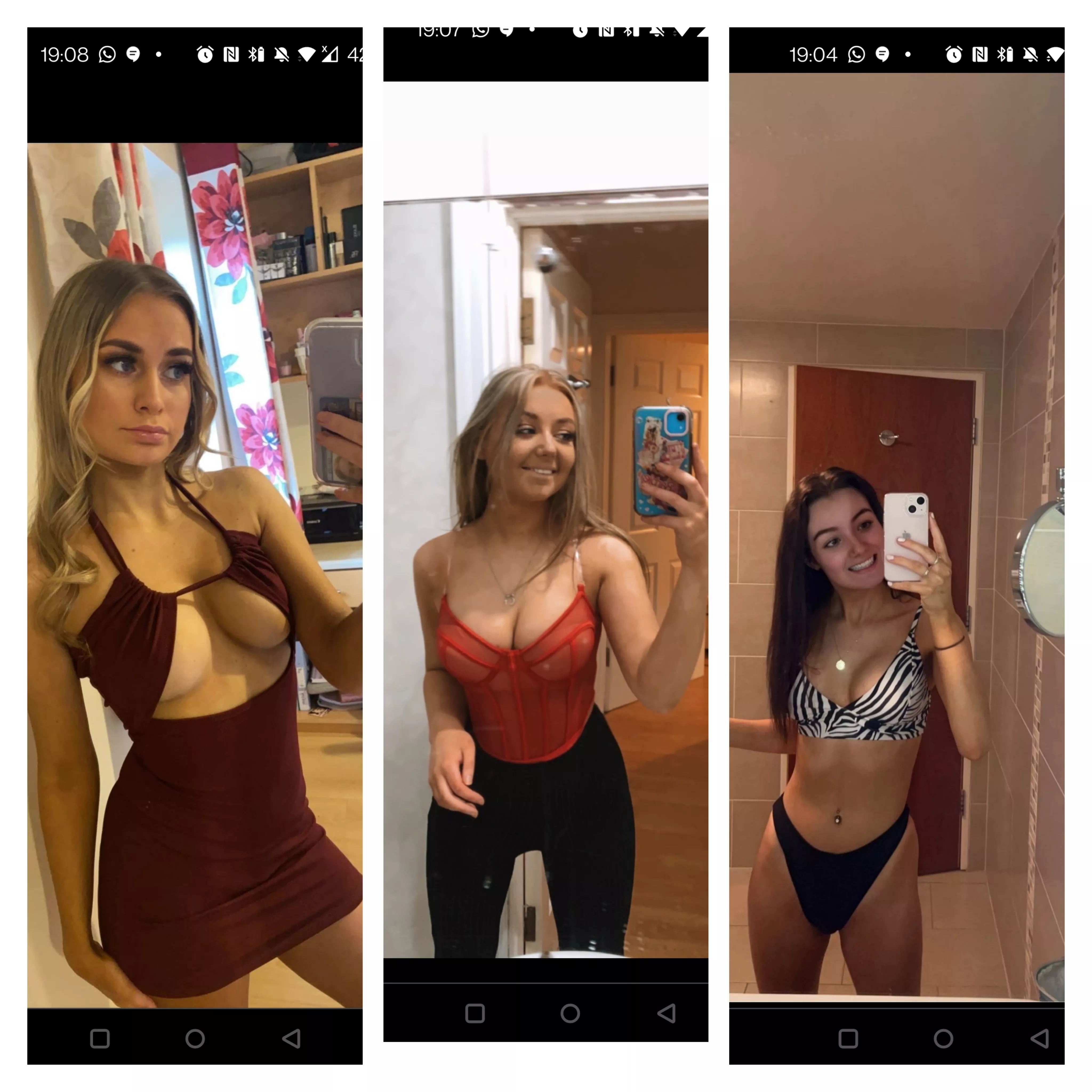 rank these college sluts( orla, caoimhe, Karis)