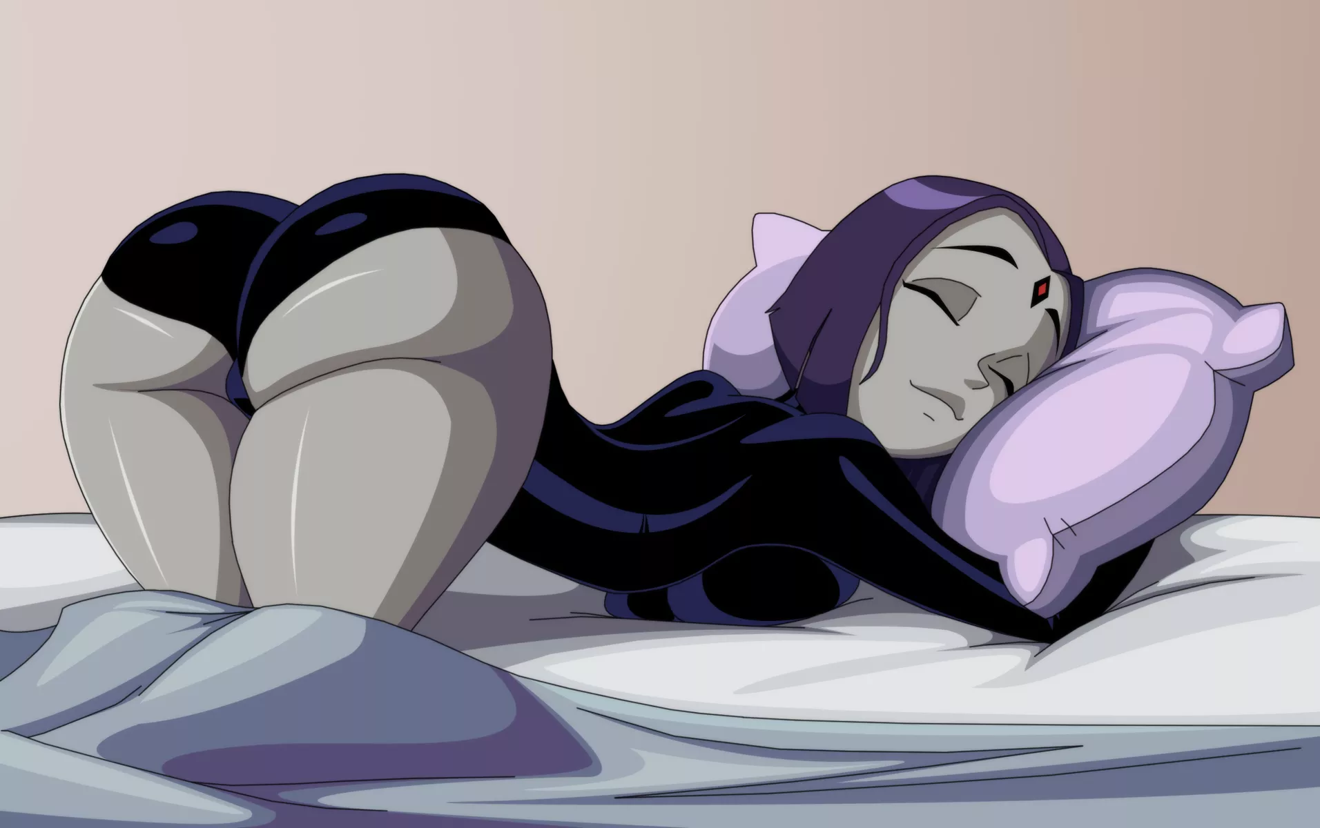 raven sleeping (ravenravenraven)