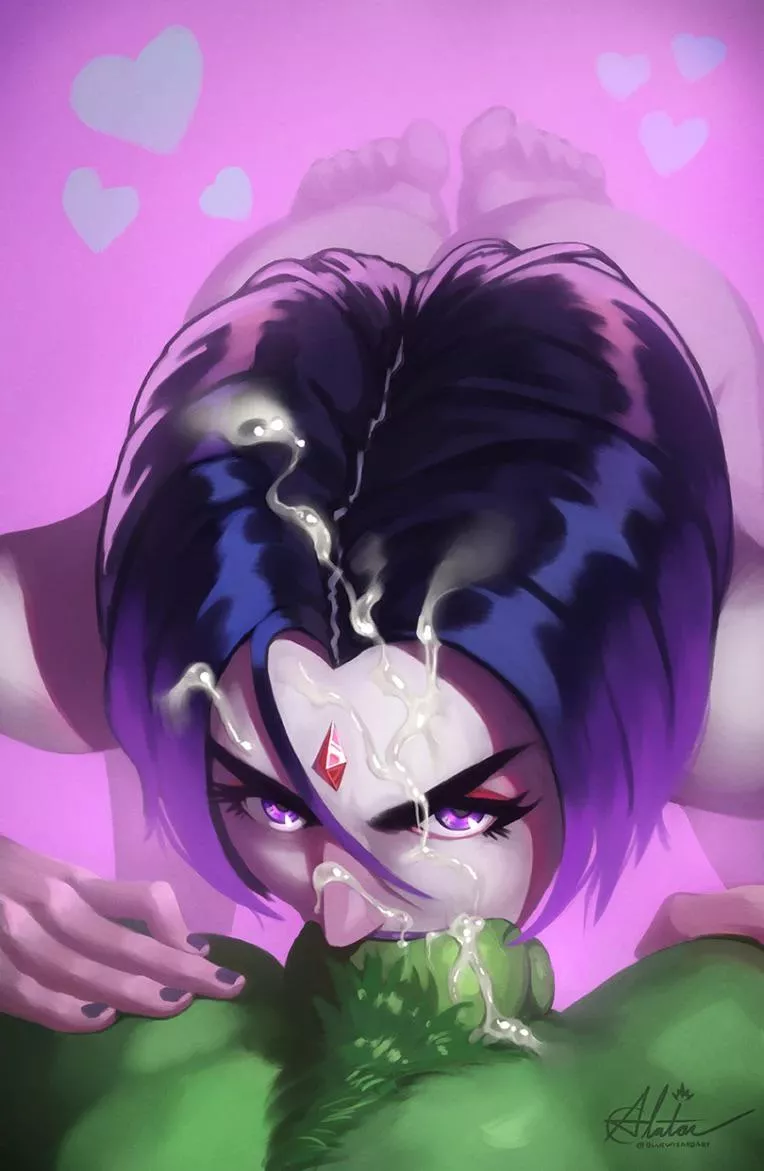 Raven x BeastBoy, facial (SkyFireComics)