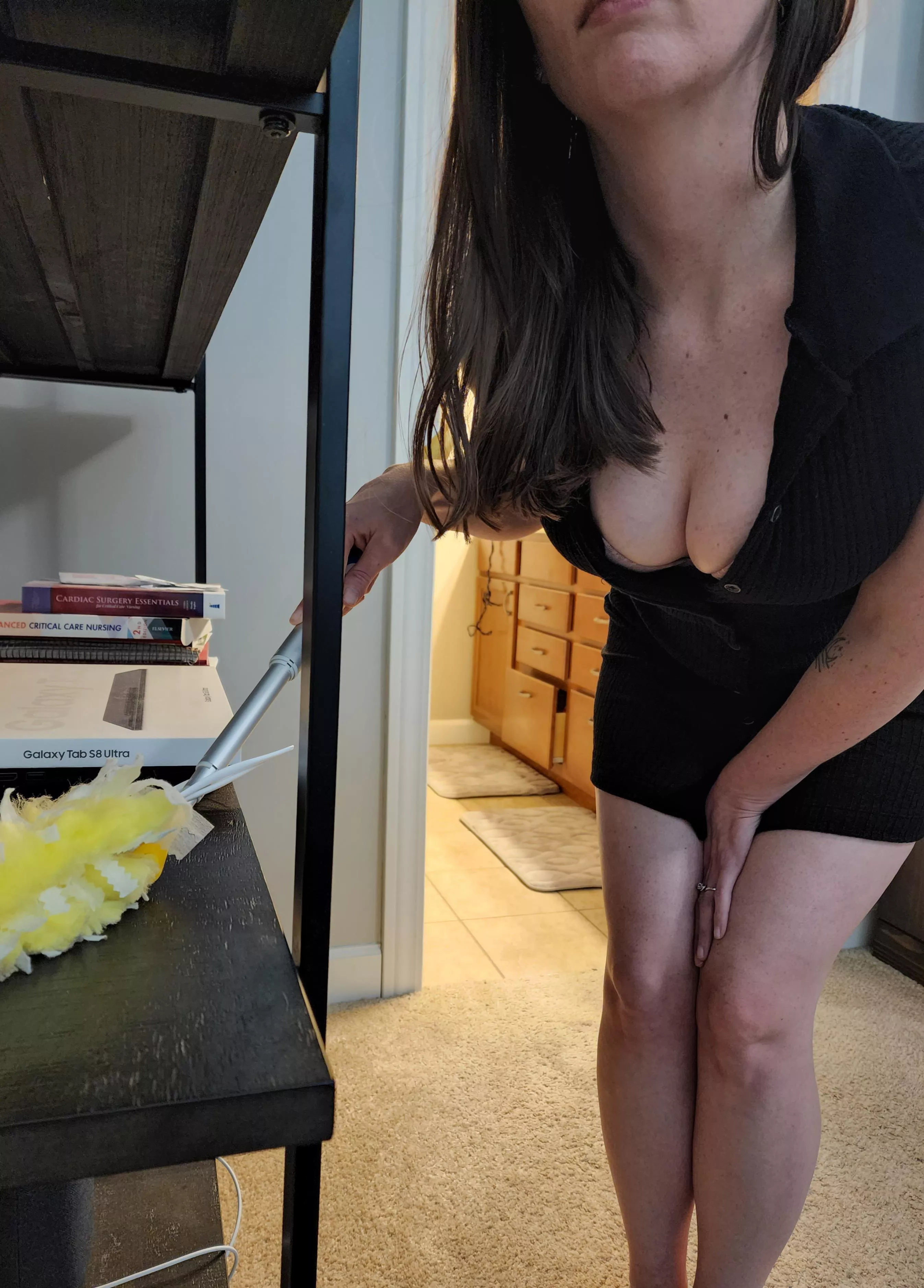 Really need to get a sexy maid outfit for cleaning days. [F]