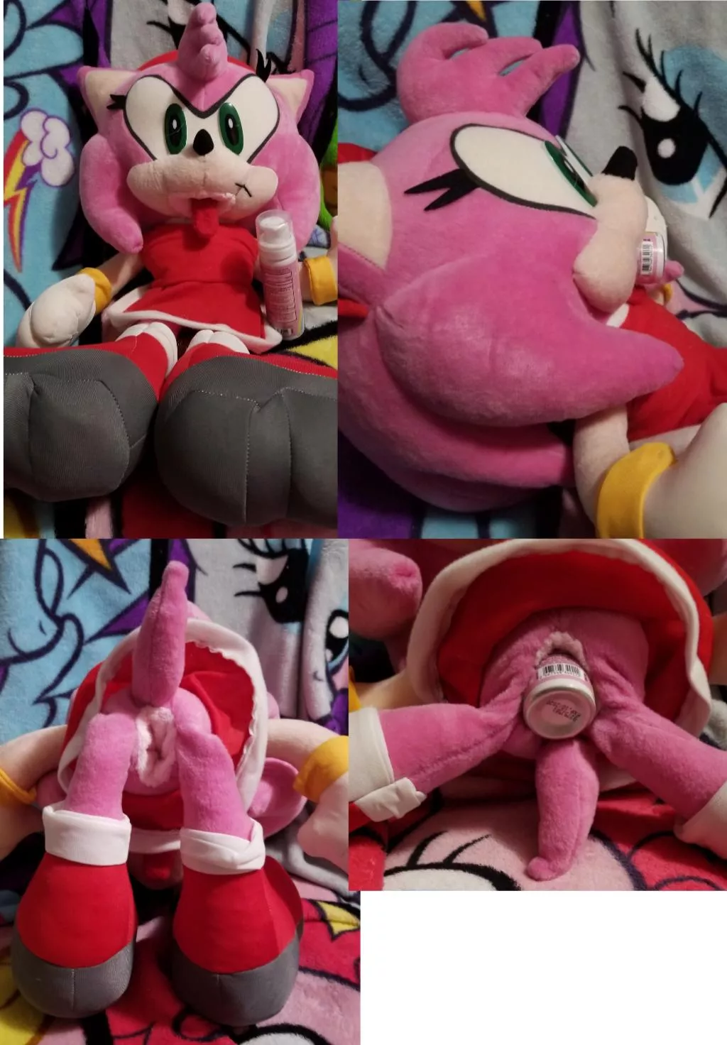 Recently commissioned NSFW fuckable Amy Rose from Sonic the Hedgehog with useable mouth with tongue and vagina