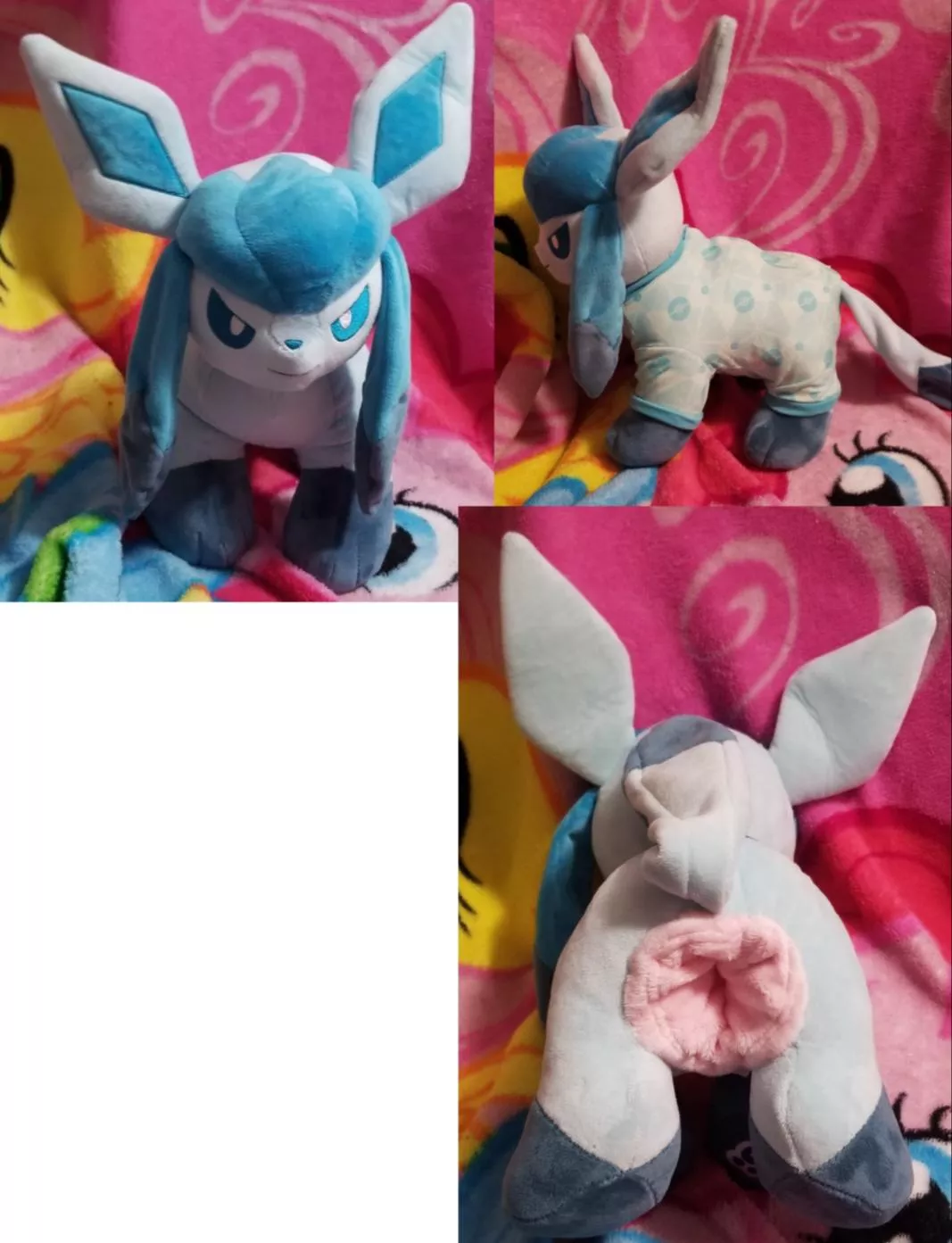 Recently commissioned NSFW fuckable Pokemon feral female eeveelution Glaceon with one large SPH for fleshlights [f]