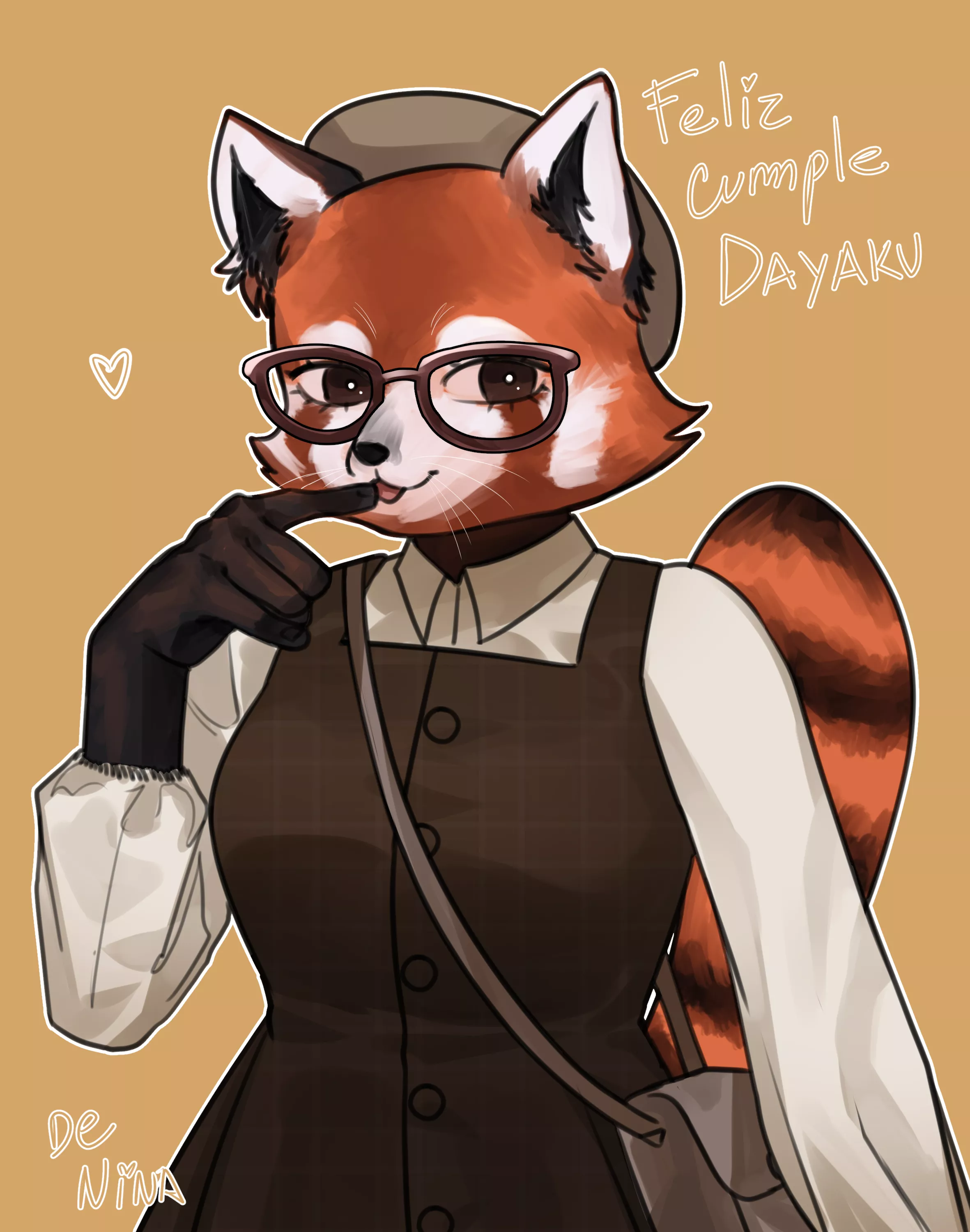 Red panda, friend's fursona! (By PurpleLight)