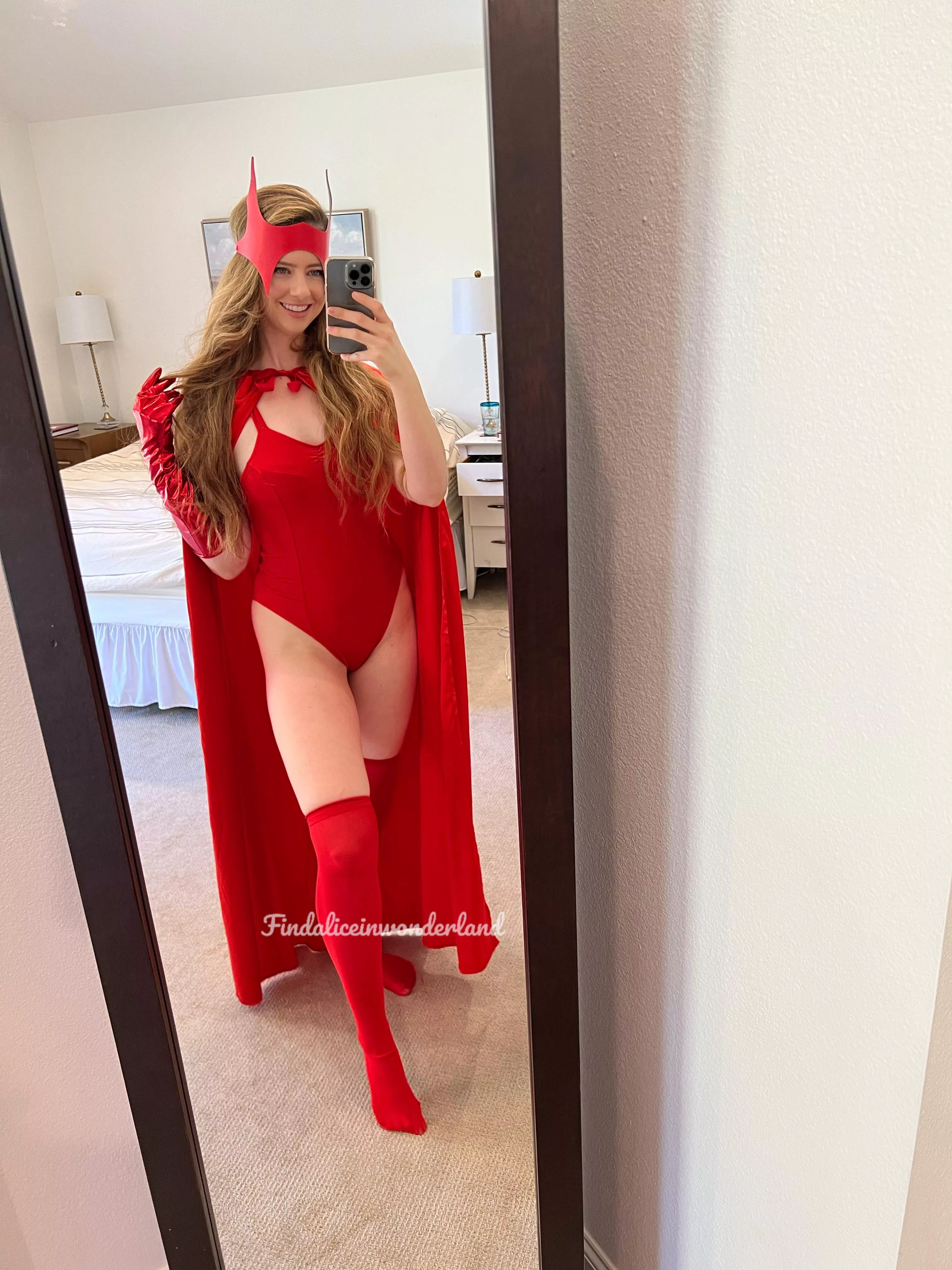 Red witch cosplay