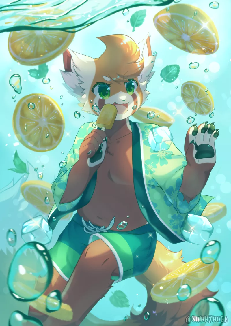 Refreshing Panda (Art by me)