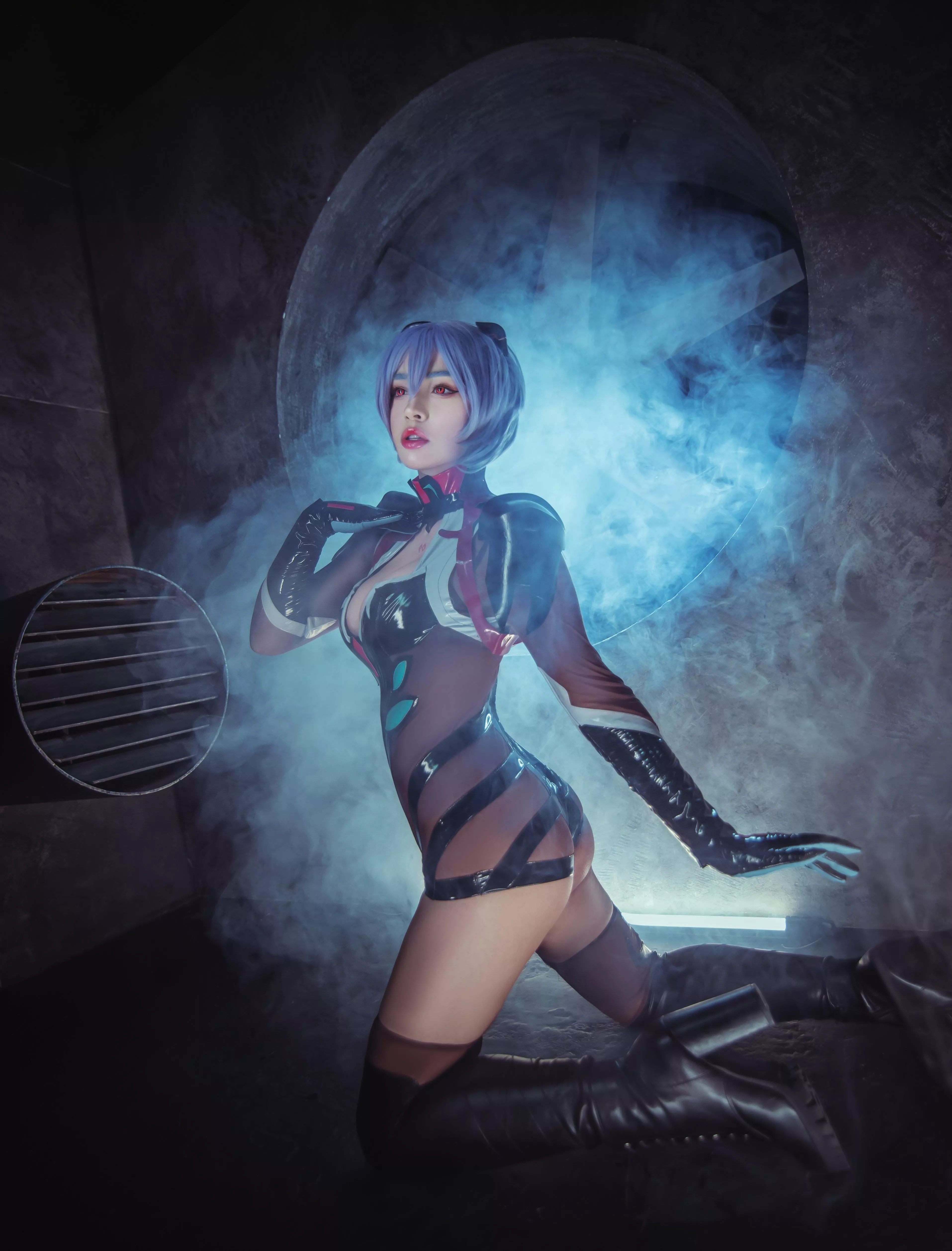 Rei Ayanami by @_sooyoungg Should I post more photos like this?