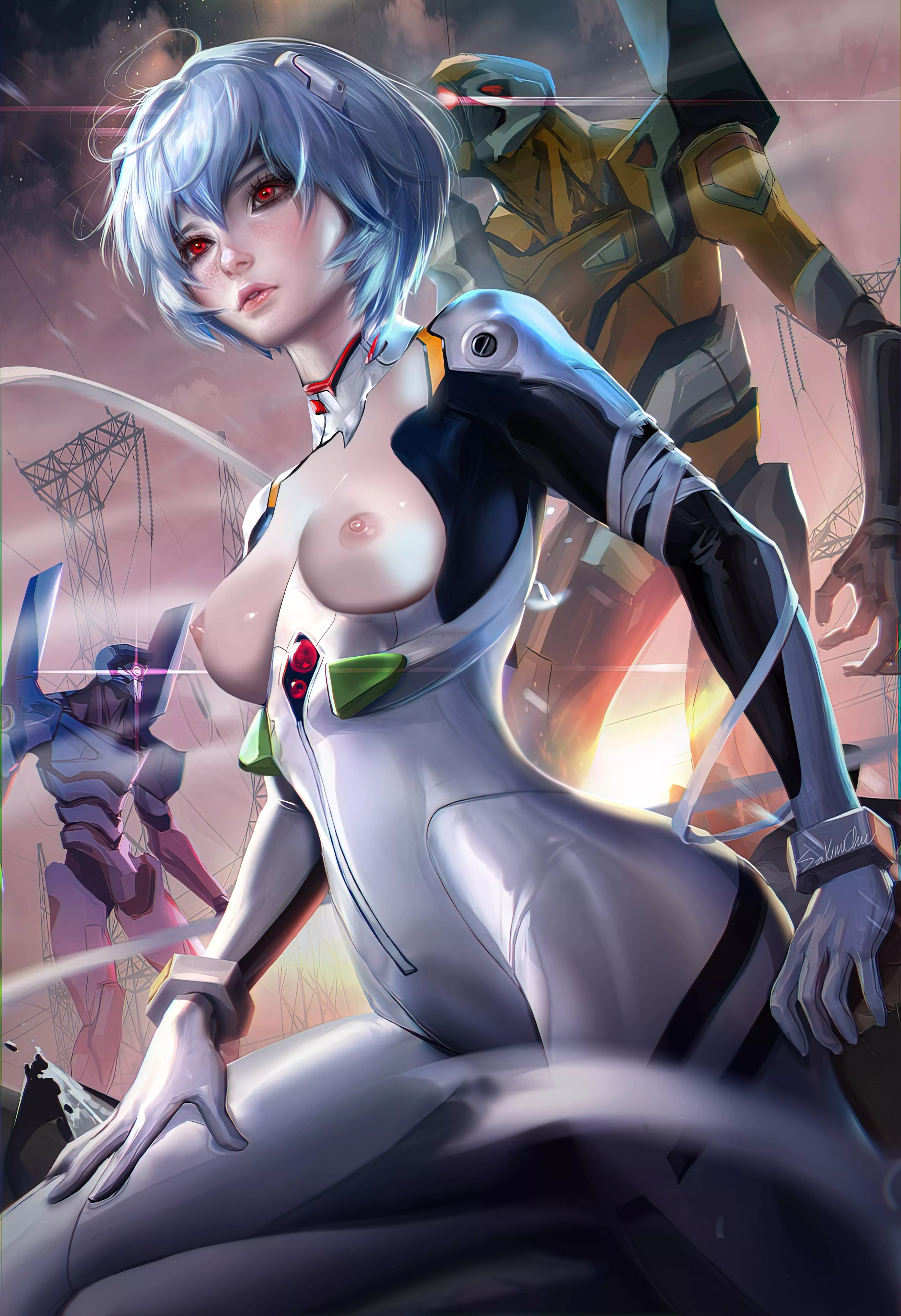 Rei Ayanami - (Neon Genesis Evangelion) - [Sakimichan]