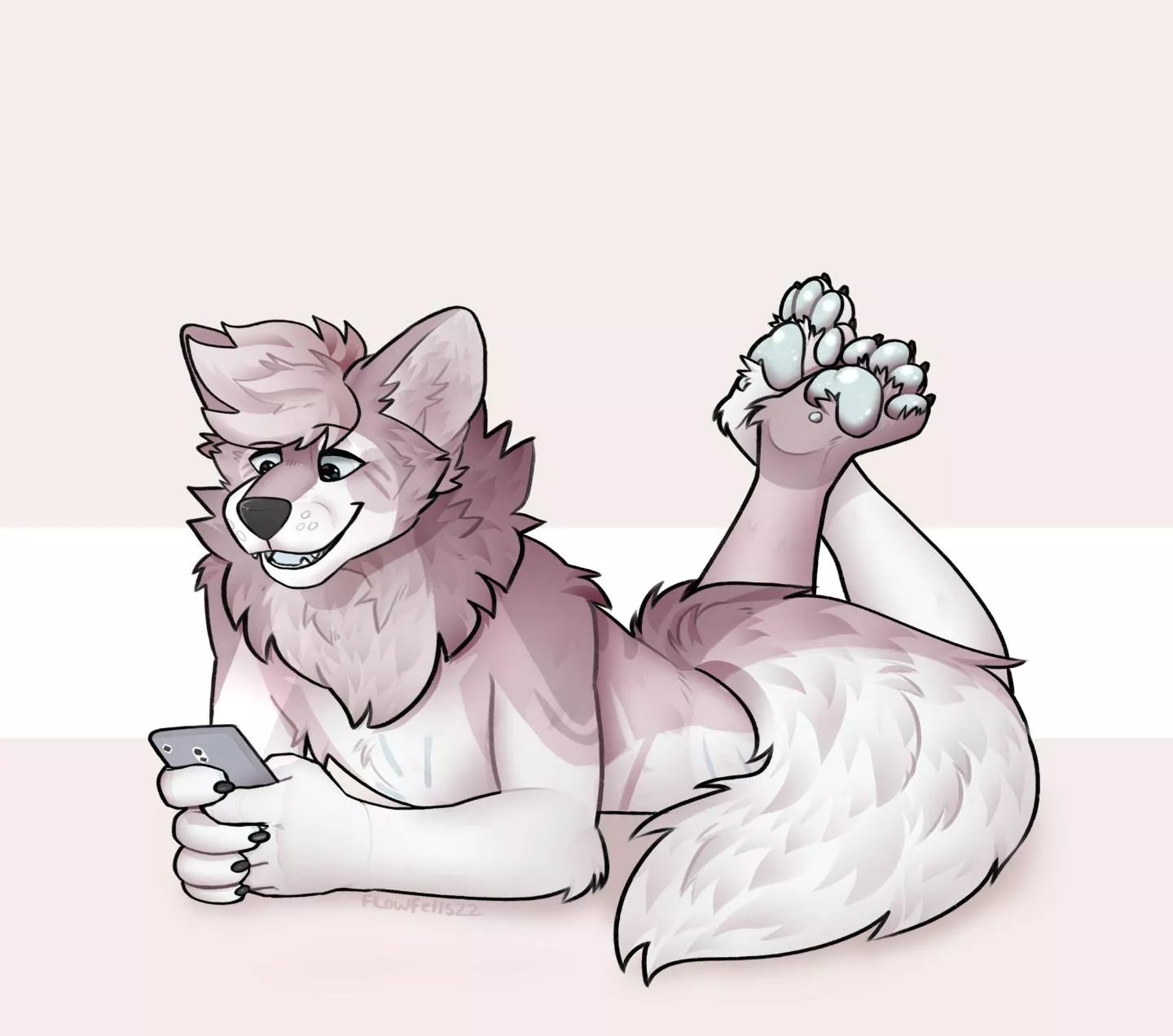 relaxing//art by me @flowfells on twitter