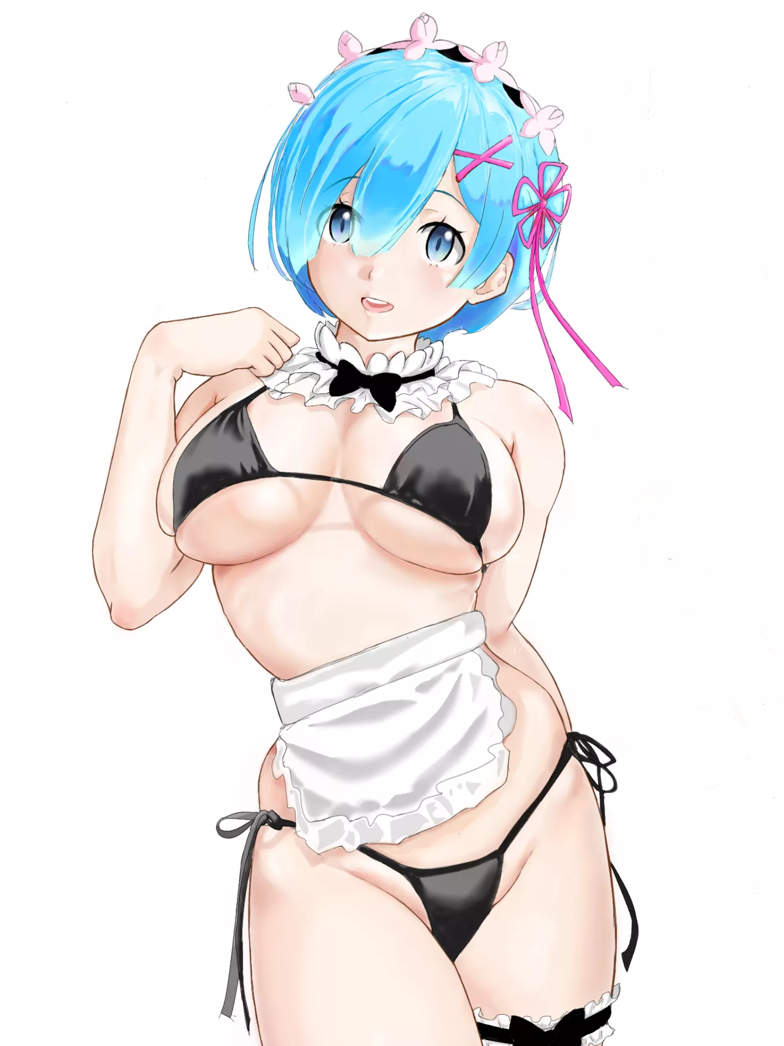 Rem maid bikini (Re: Zero) [Artist: Nana]