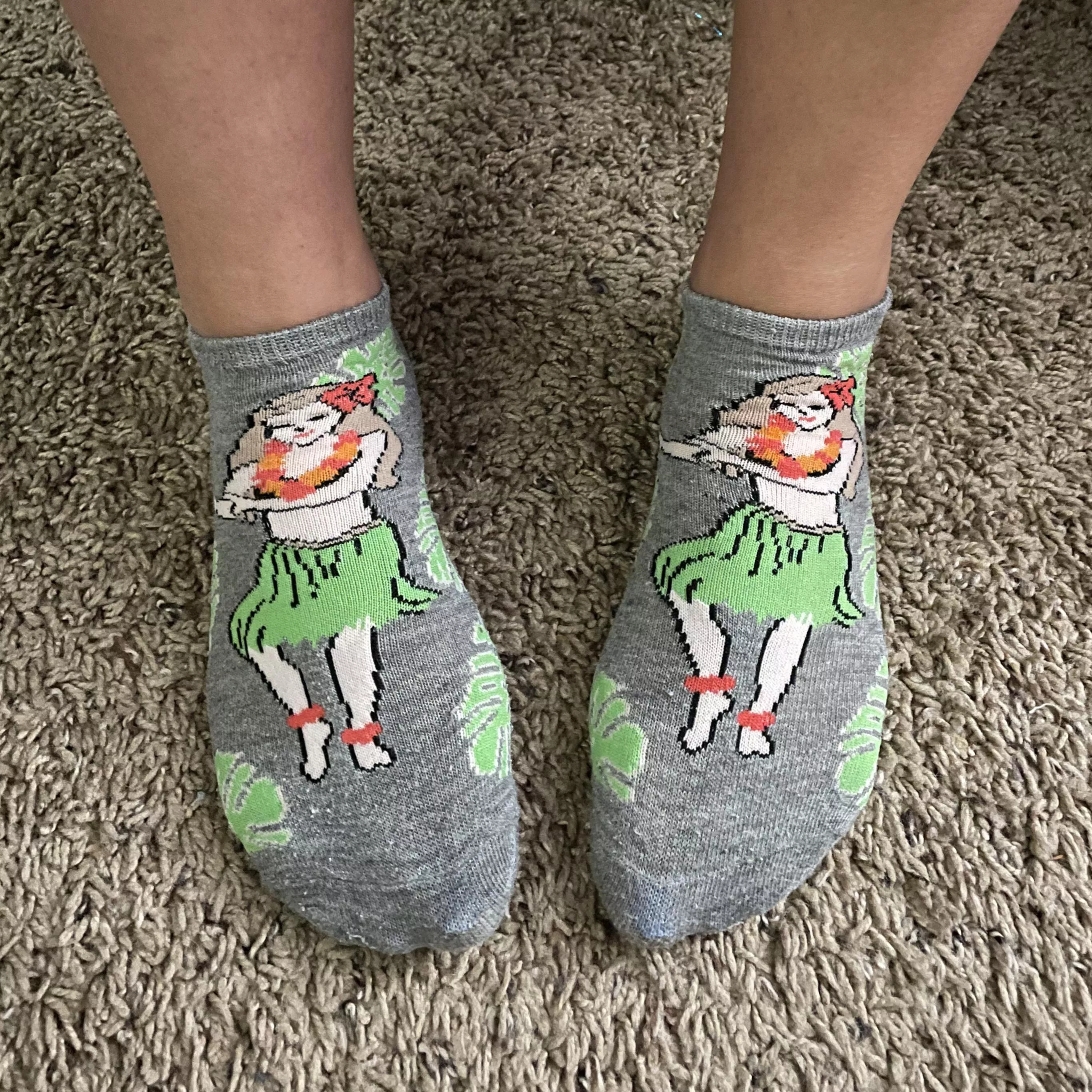 “Remember Friday is Hawaiian shirt day…” so don’t forget to wear your hula girl socks. (Bonus points if you know where that is from!)