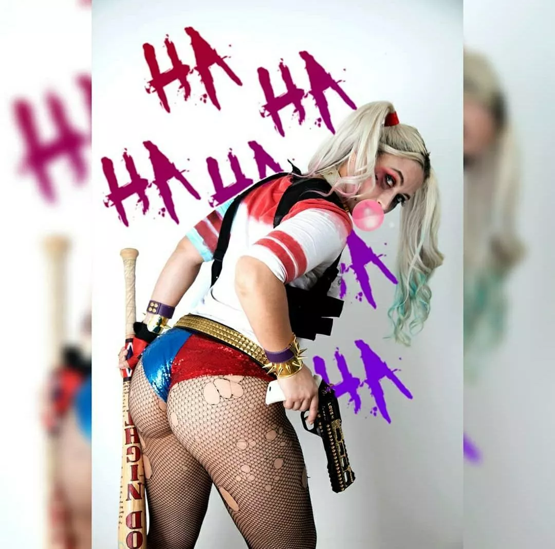 Revved Harley as Harley Quinn