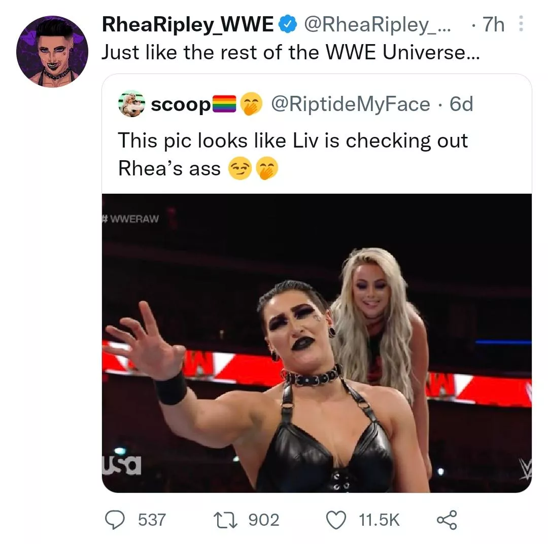 Rhea reads her comments