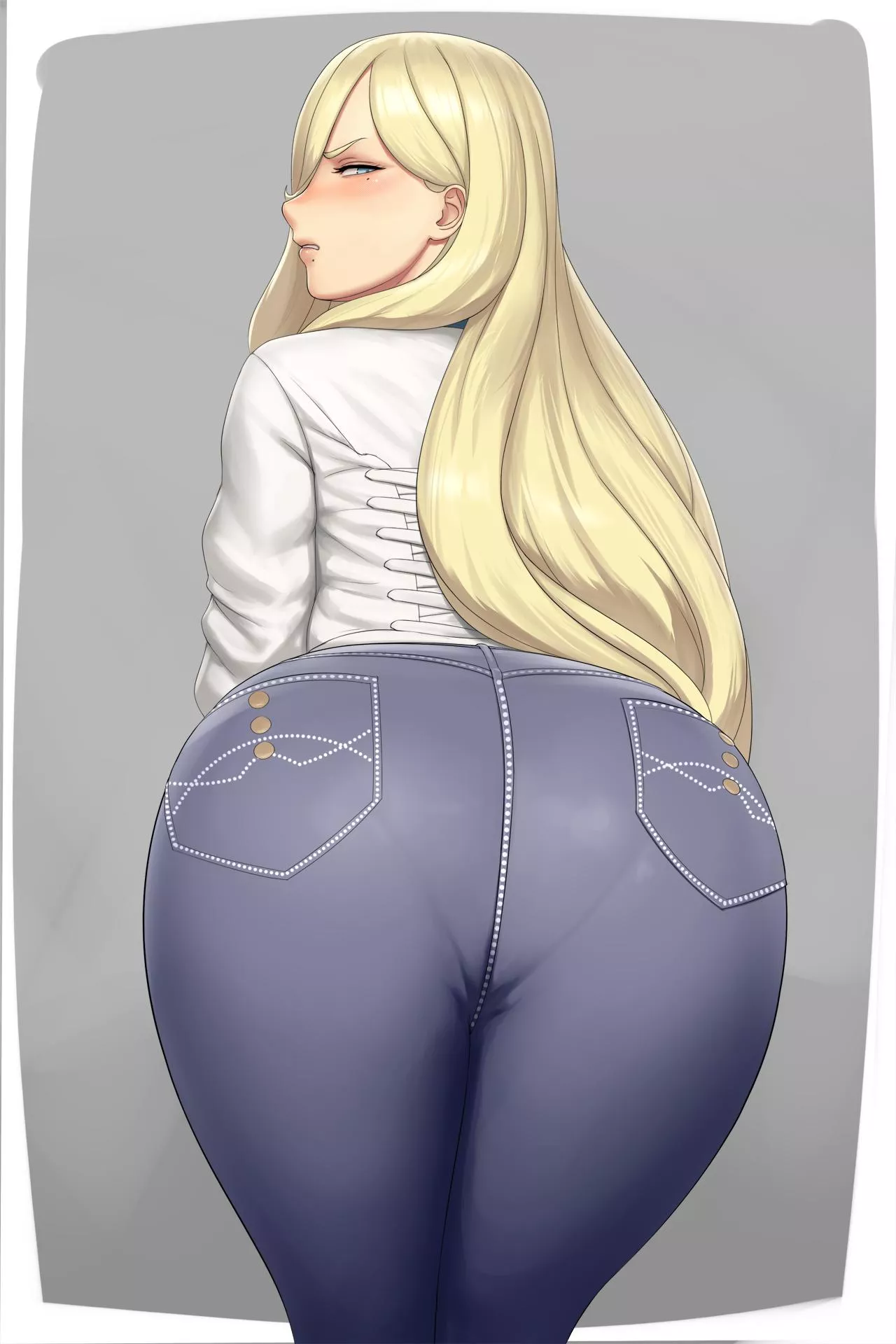 Richelieu posing her ass