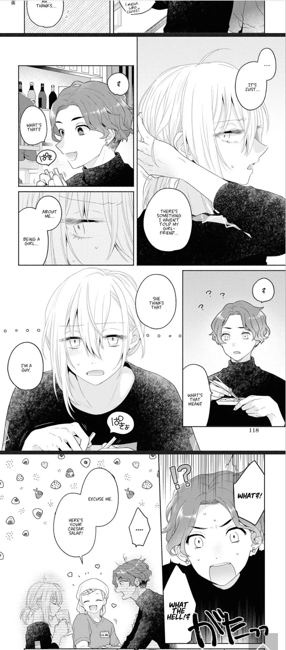 RIGHT IN FRONT OF HER SALAD! [Handsome Girl and Sheltered Girl]