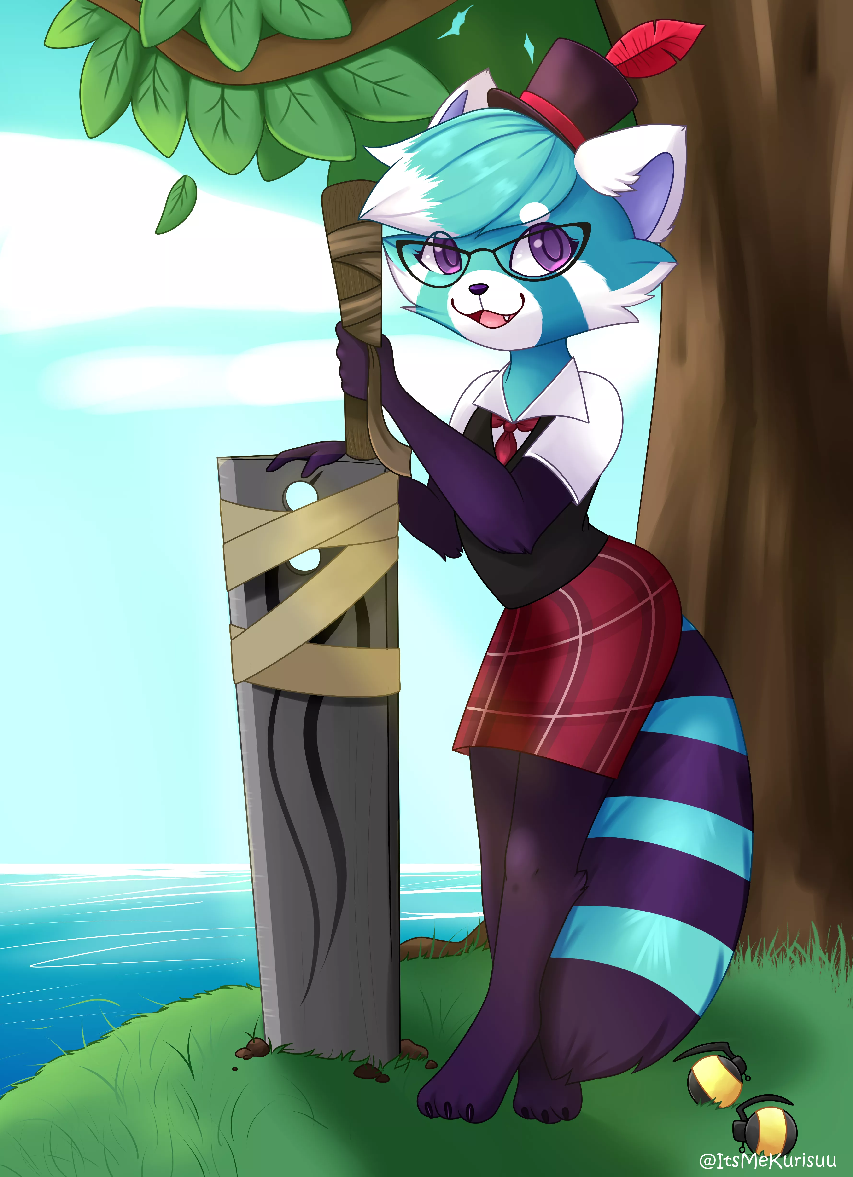 Rikka the Berry Red Panda (Super Animal Royale fanart)